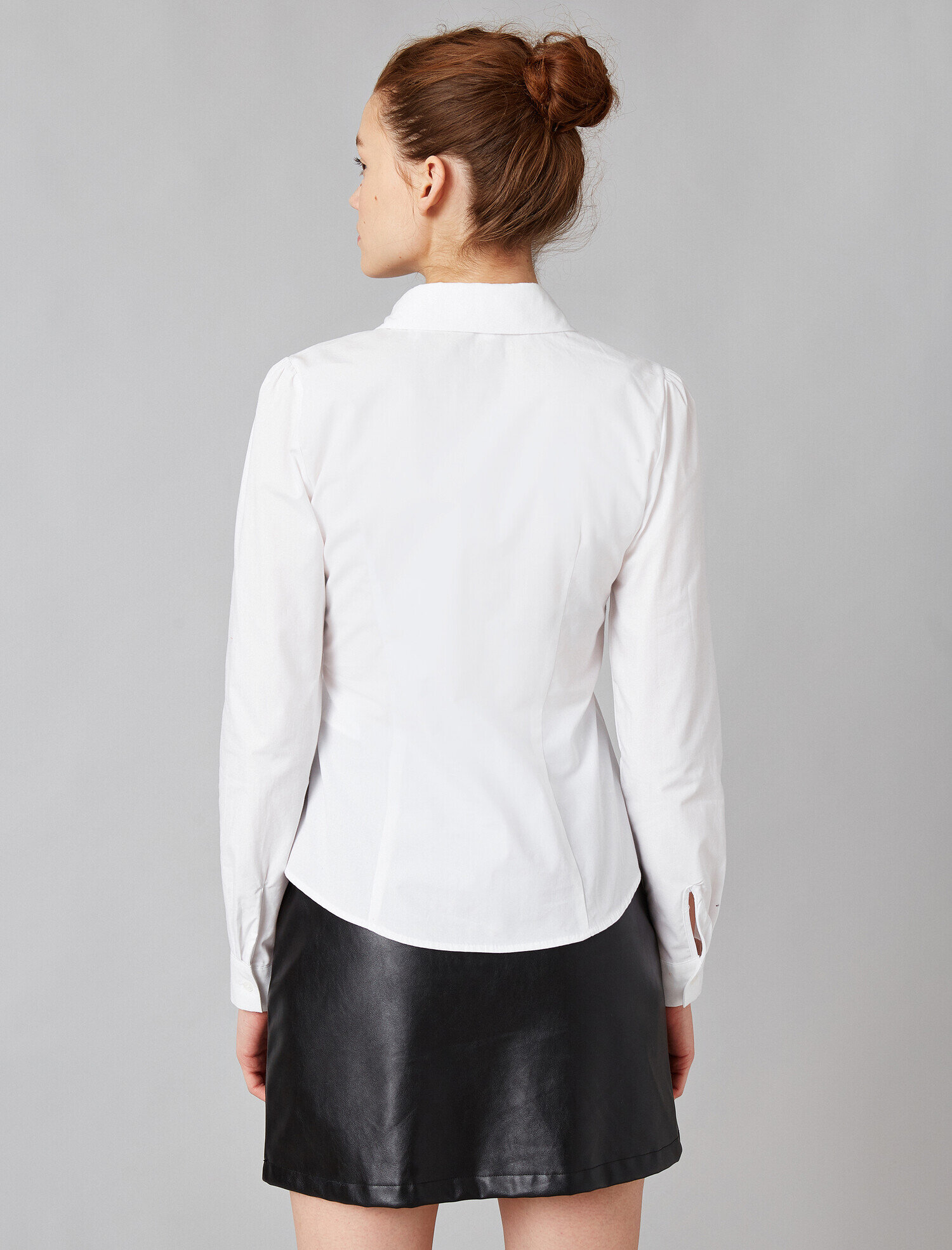   Pamuklu Poplin Gömlek