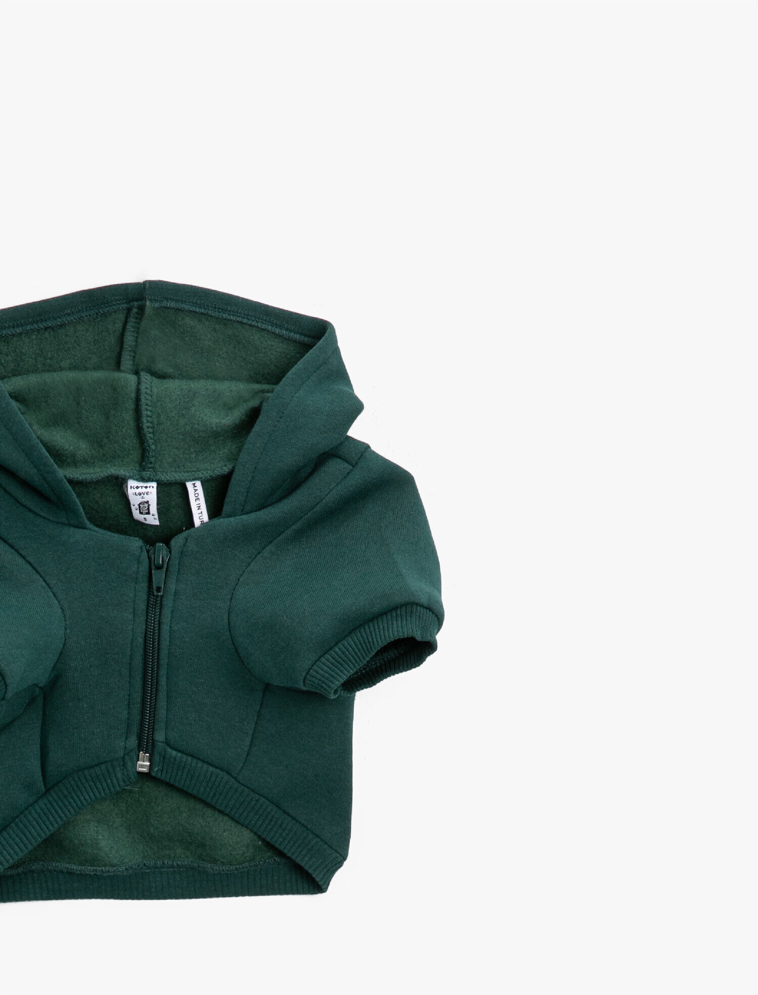   Kapüşonlu Baskılı Köpek Sweatshirt