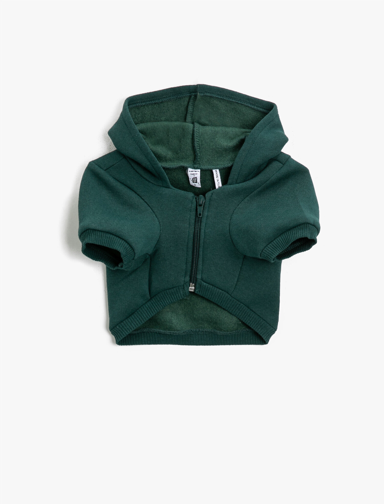   Kapüşonlu Baskılı Köpek Sweatshirt