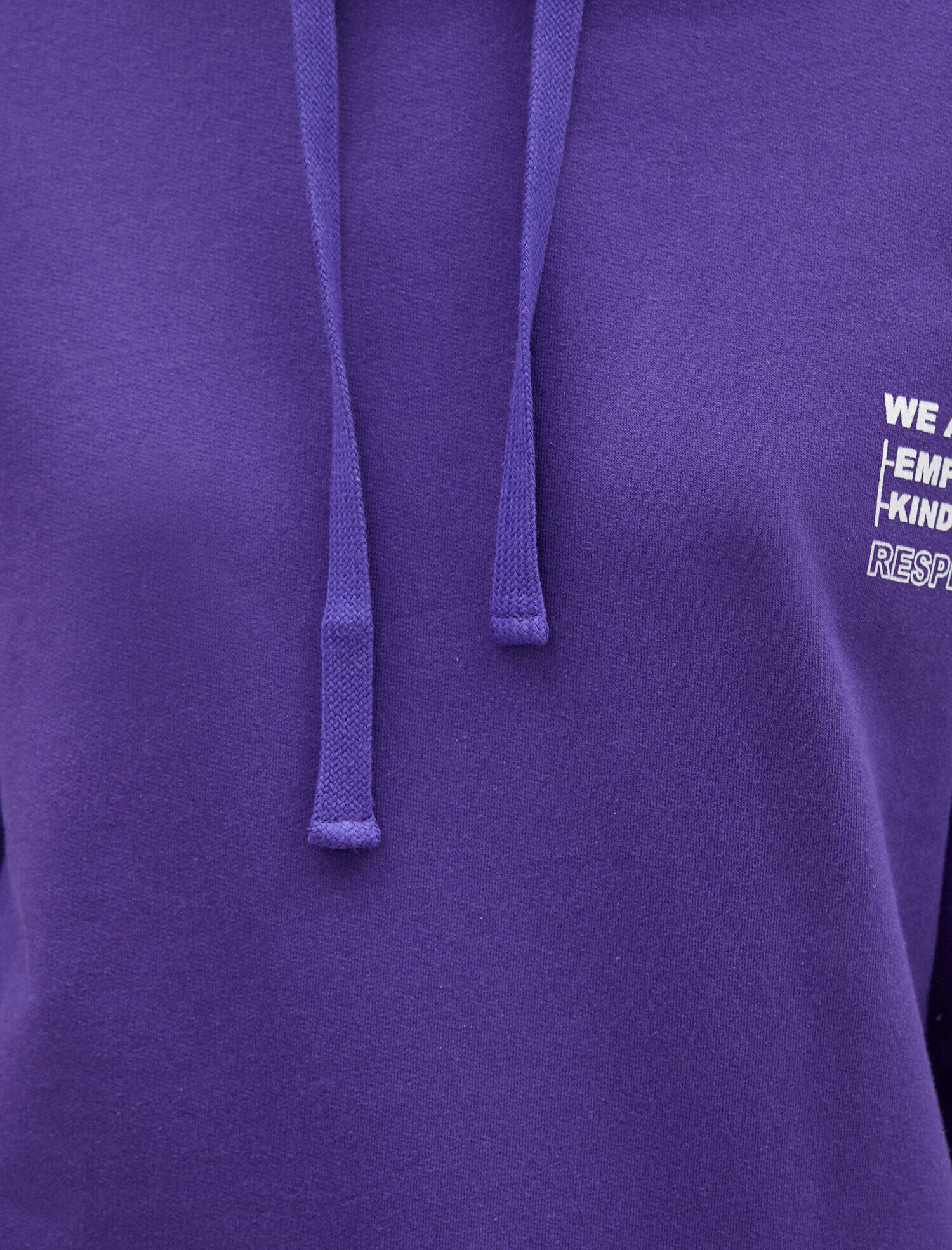 Pamuklu Kapüşonlu Yazılı Baskılı Sweatshirt