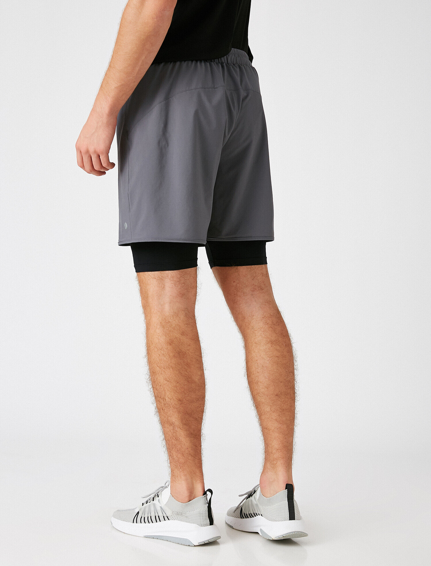   Basic Taytlı Şort Çift Katlı Beli Bağcıklı