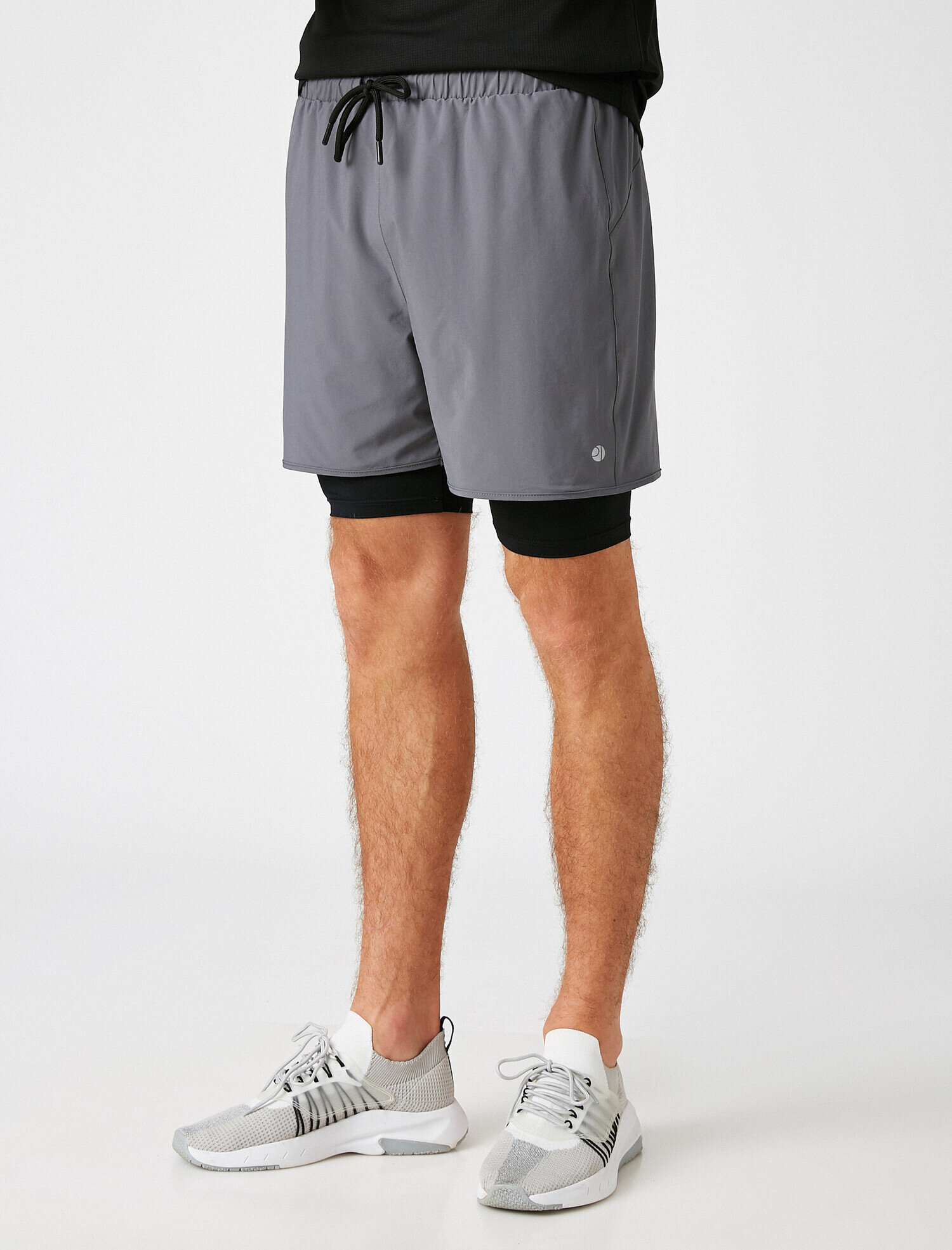   Basic Taytlı Şort Çift Katlı Beli Bağcıklı