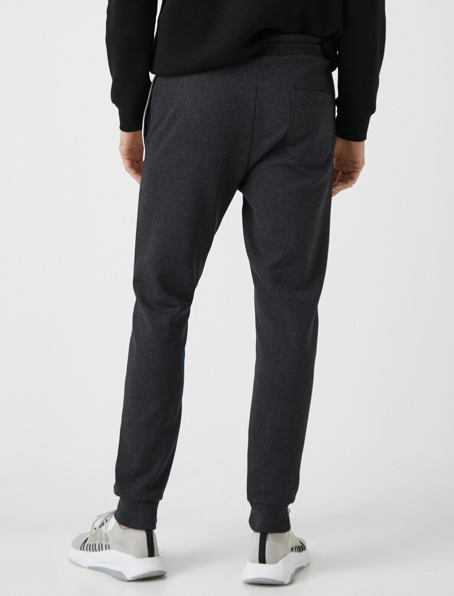   Beli Bağlamalı Baskılı Cepli Jogger Eşofman Altı