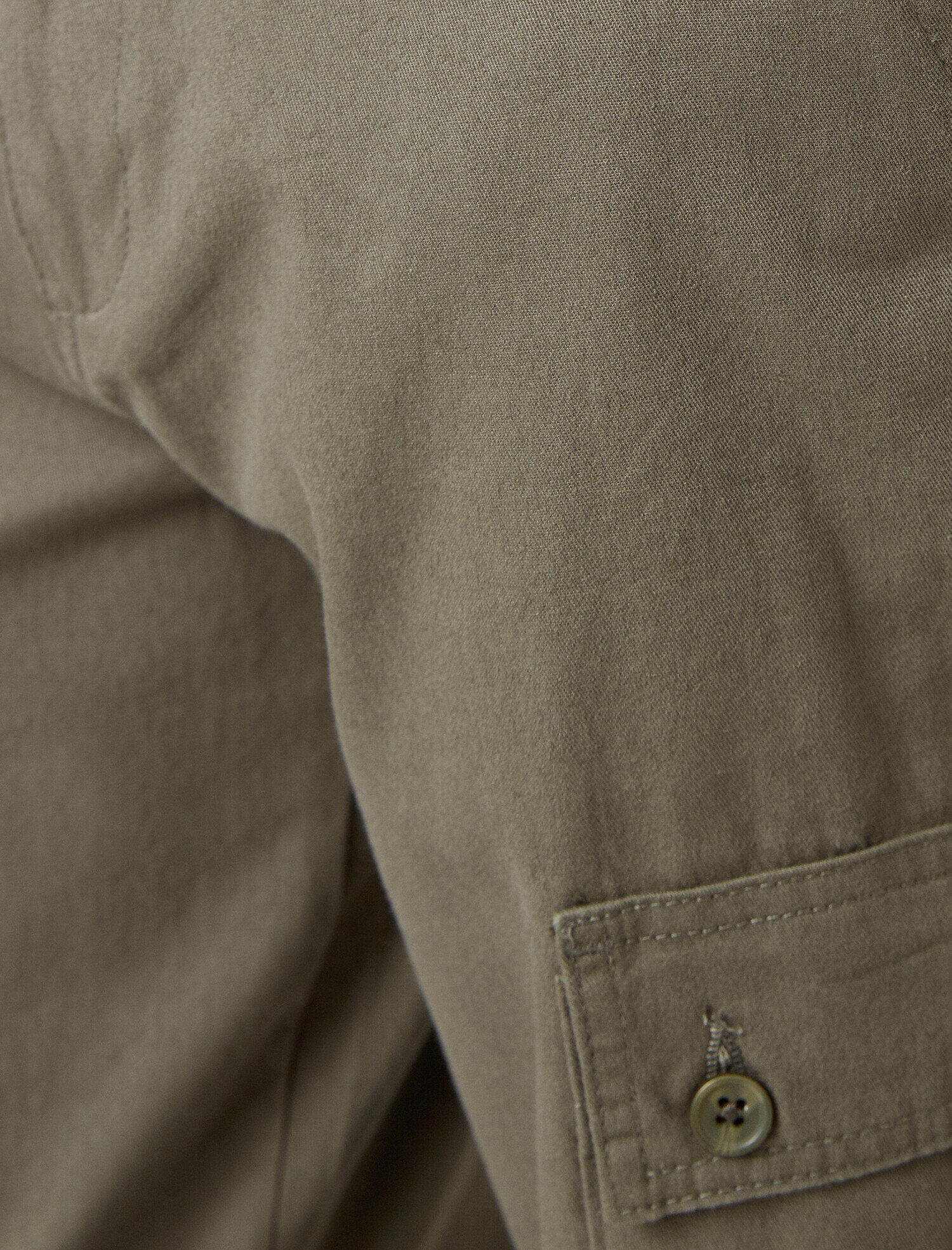   Pamuklu Gabardin Kargo Pantolon