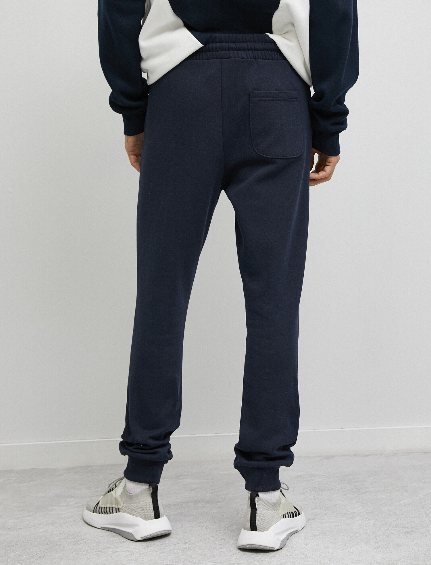   Yazılı Baskılı Pamuklu Beli Bağlamalı Jogger Eşofman Altı