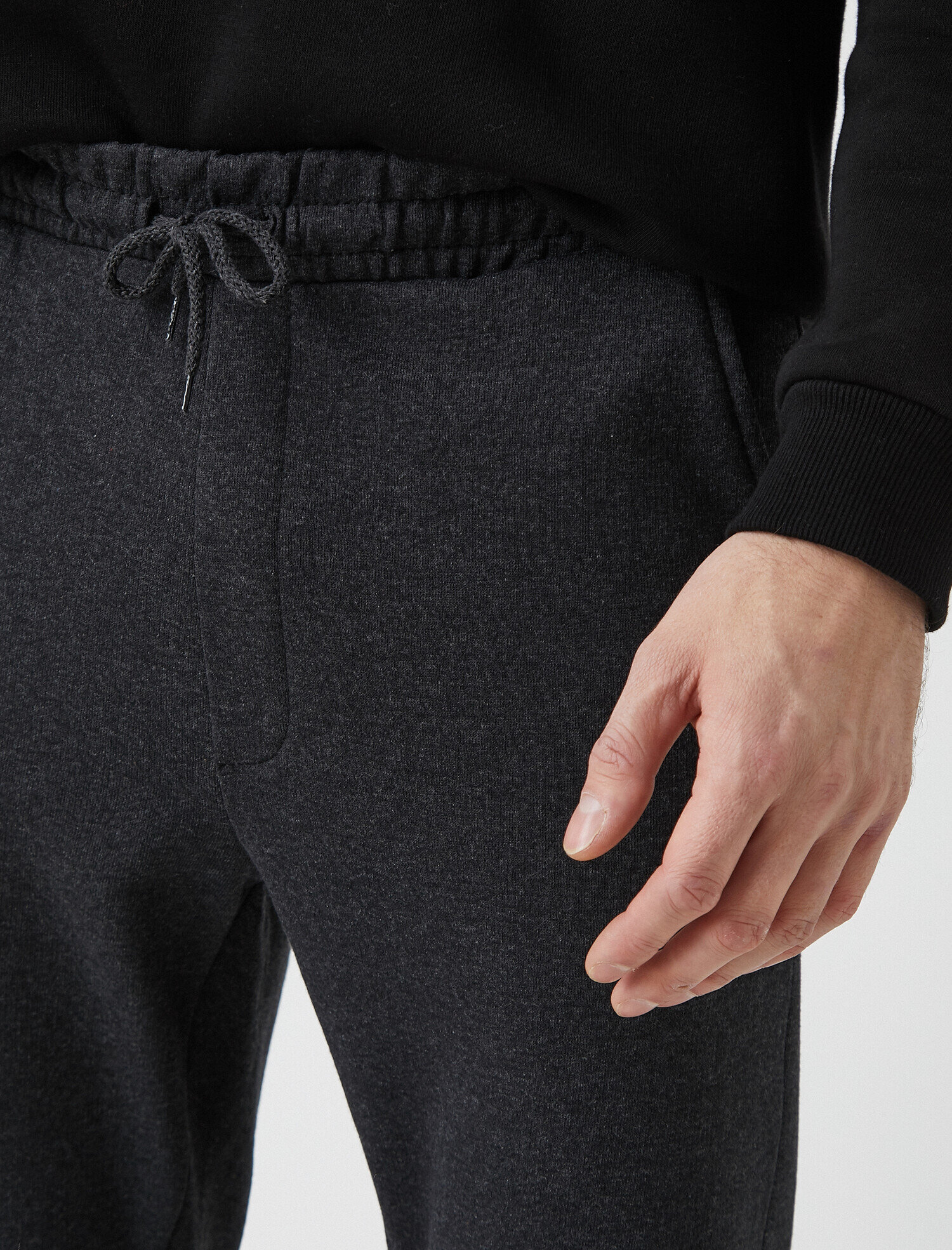   Beli Bağlamalı Pamuklu Yazılı Baskılı Jogger Eşofman Altı