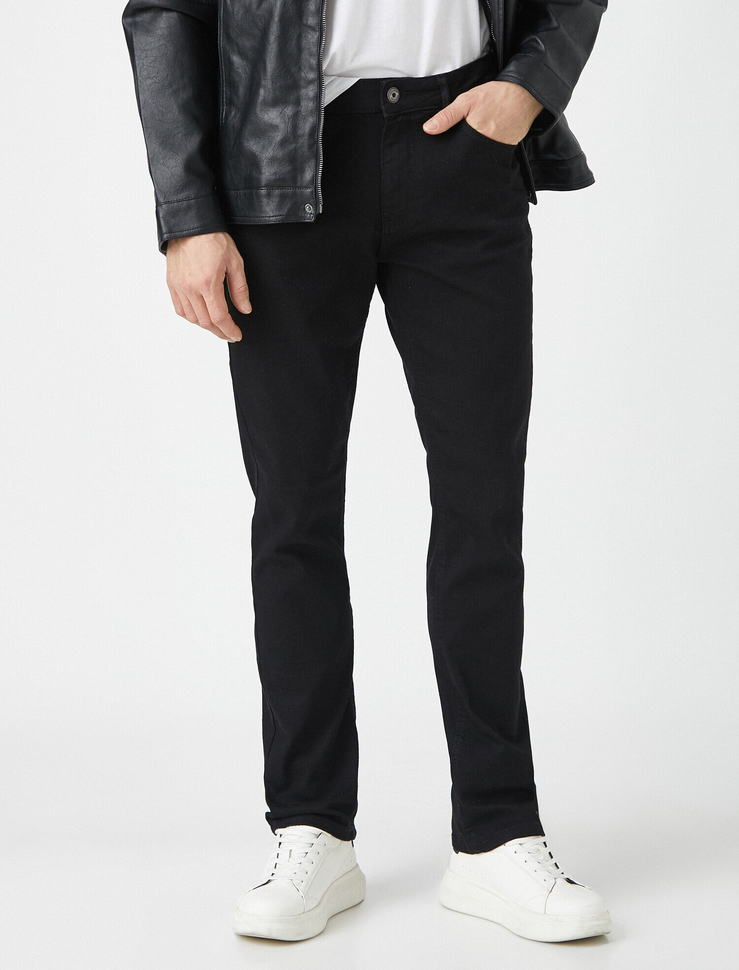   Straight Fit Boru Paça Kot Pantolon - Mark Jean