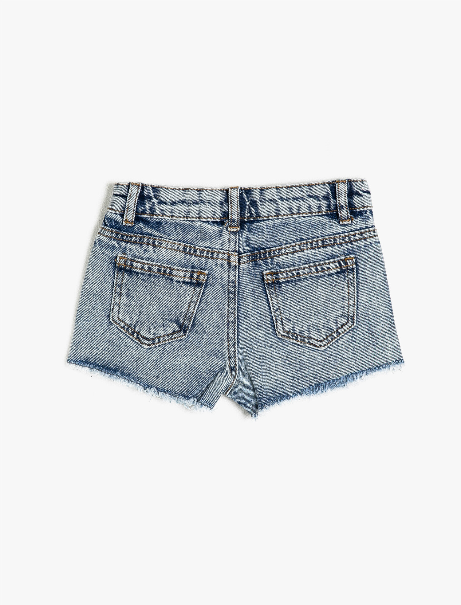  Kız Çocuk Cep Detaylı Jean Şort