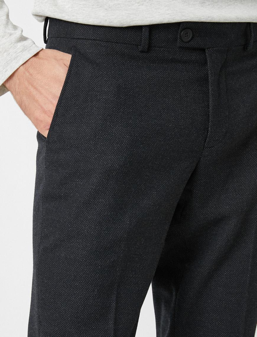   Slim Fit Comfort Strech Cepli Chino Pantolon