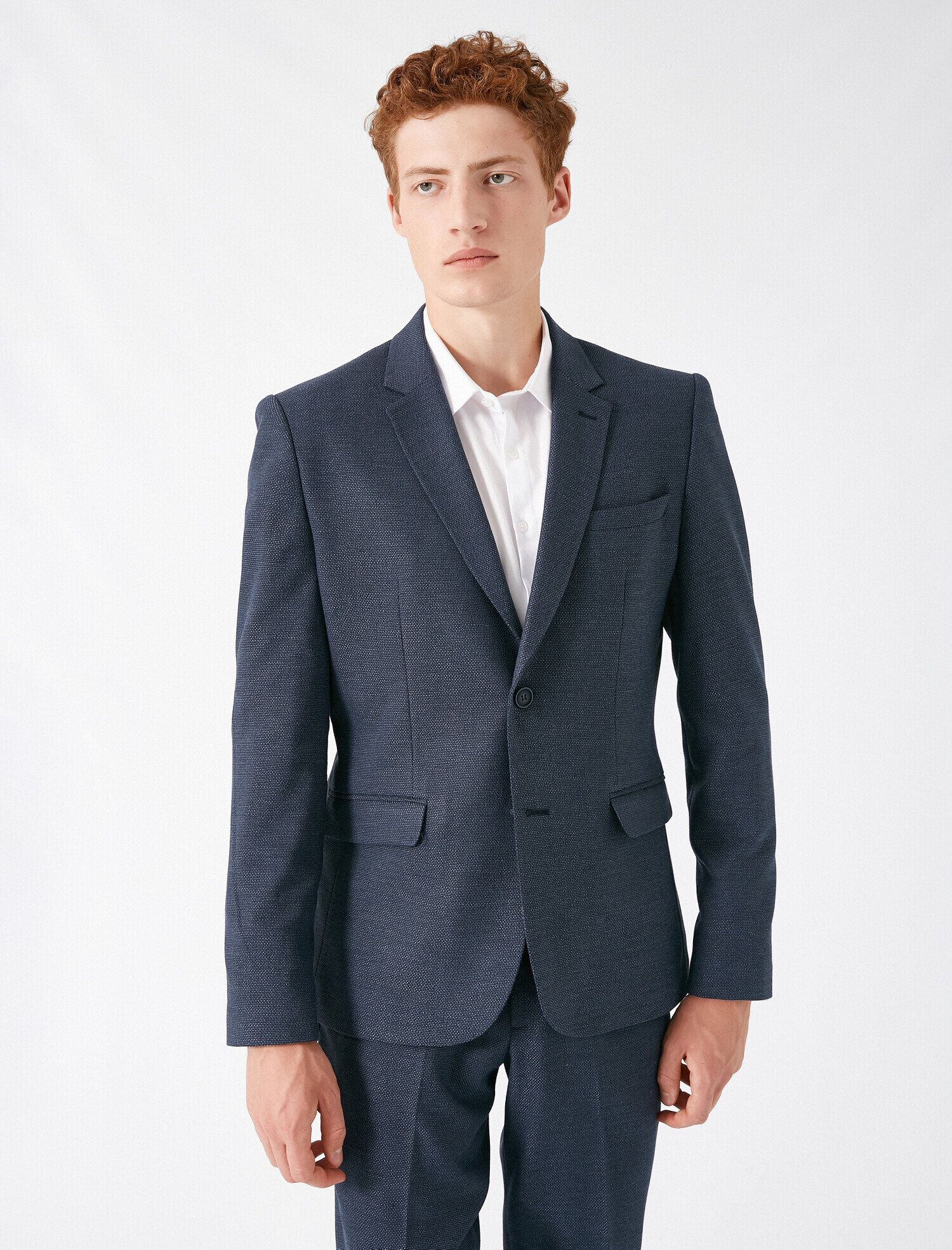 Cep Detaylı Düğmeli Blazer