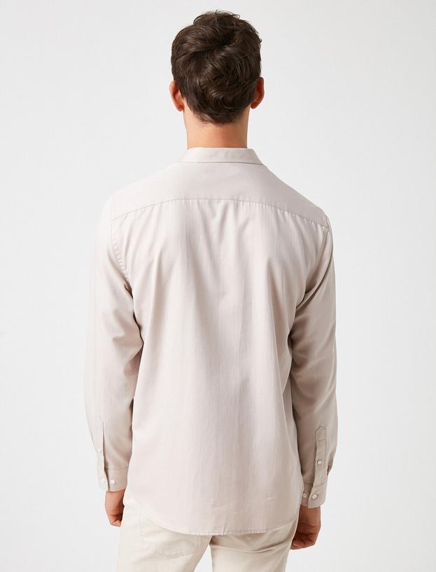  Uzun Kollu Basic Gömlek