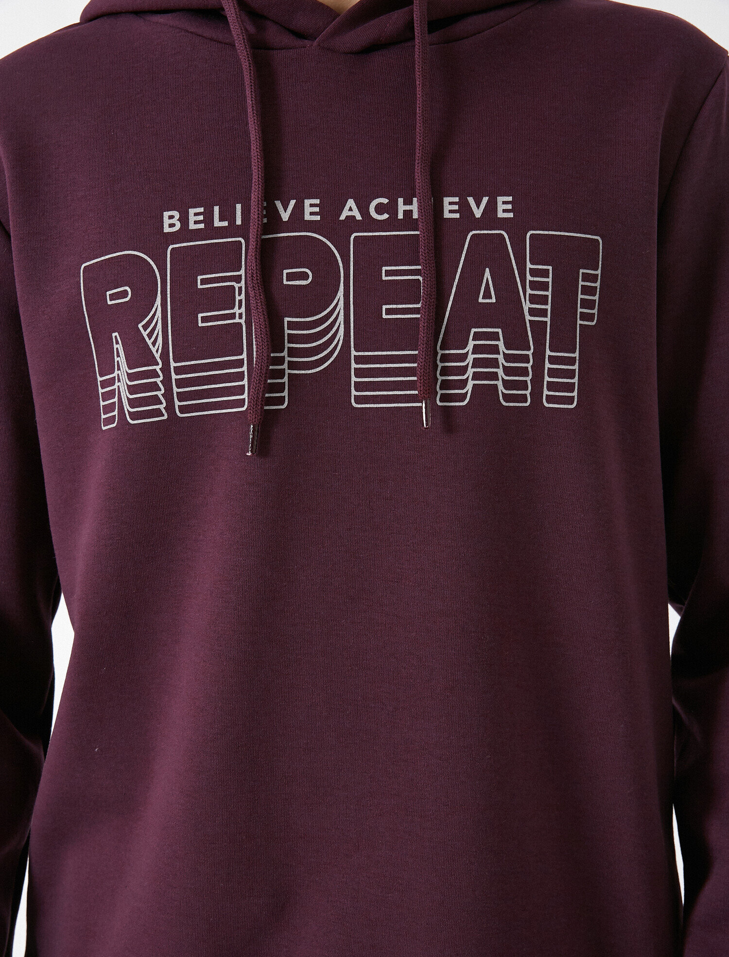   Kapüşonlu Baskılı Sweatshirt