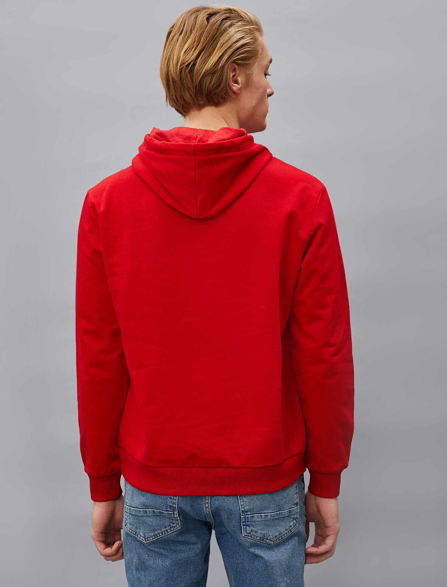   Kapüşonlu İşlemeli Uzun Kollu Pamuklu Sweatshirt