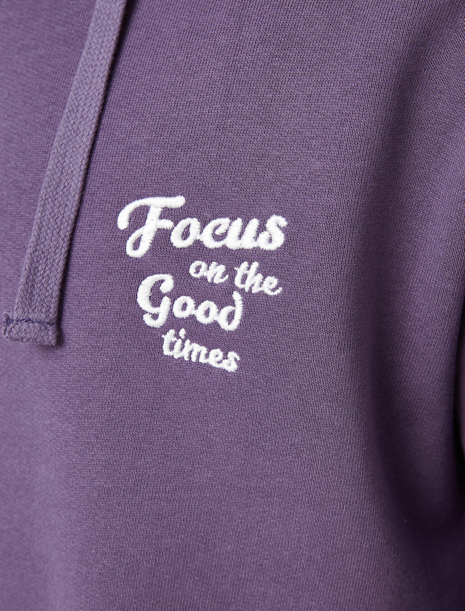 Pamuklu Kapüşonlu Baskılı Sweatshirt