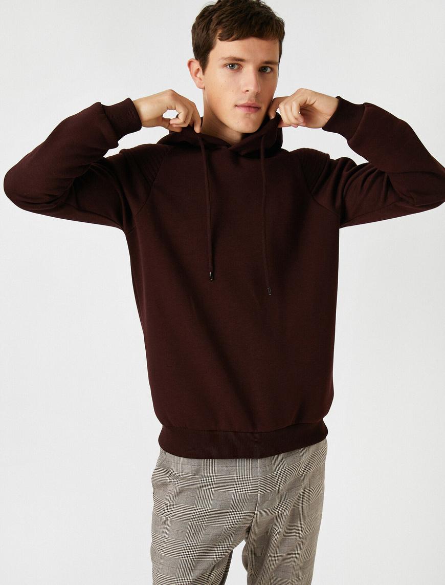   Kapüşonlu Basic Sweatshirt