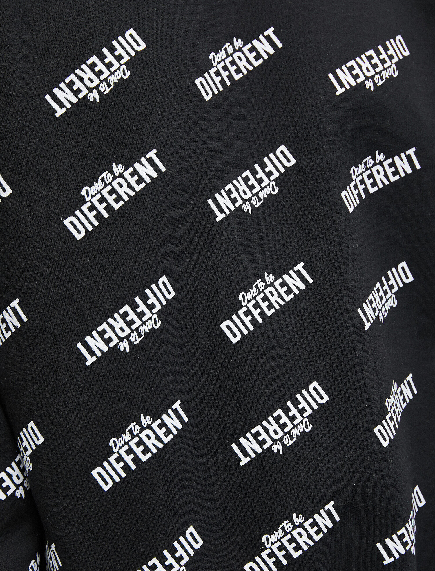   Baskılı Bisiklet Yaka Uzun Kollu Sweatshirt