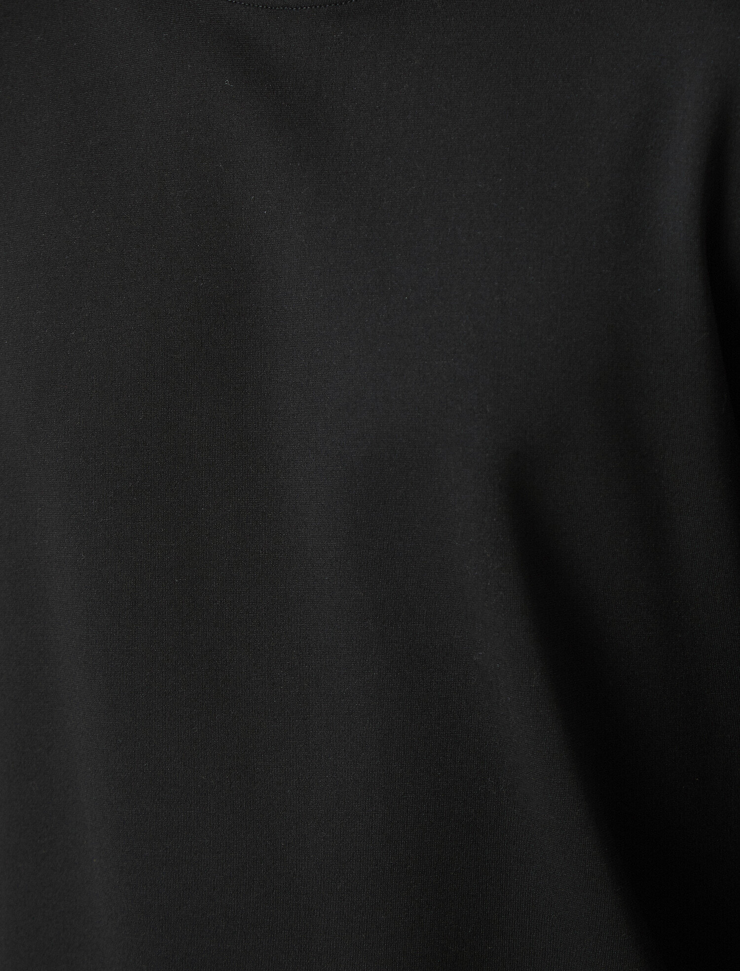 Basic Bisiklet Yaka Uzun Kollu Sweatshirt