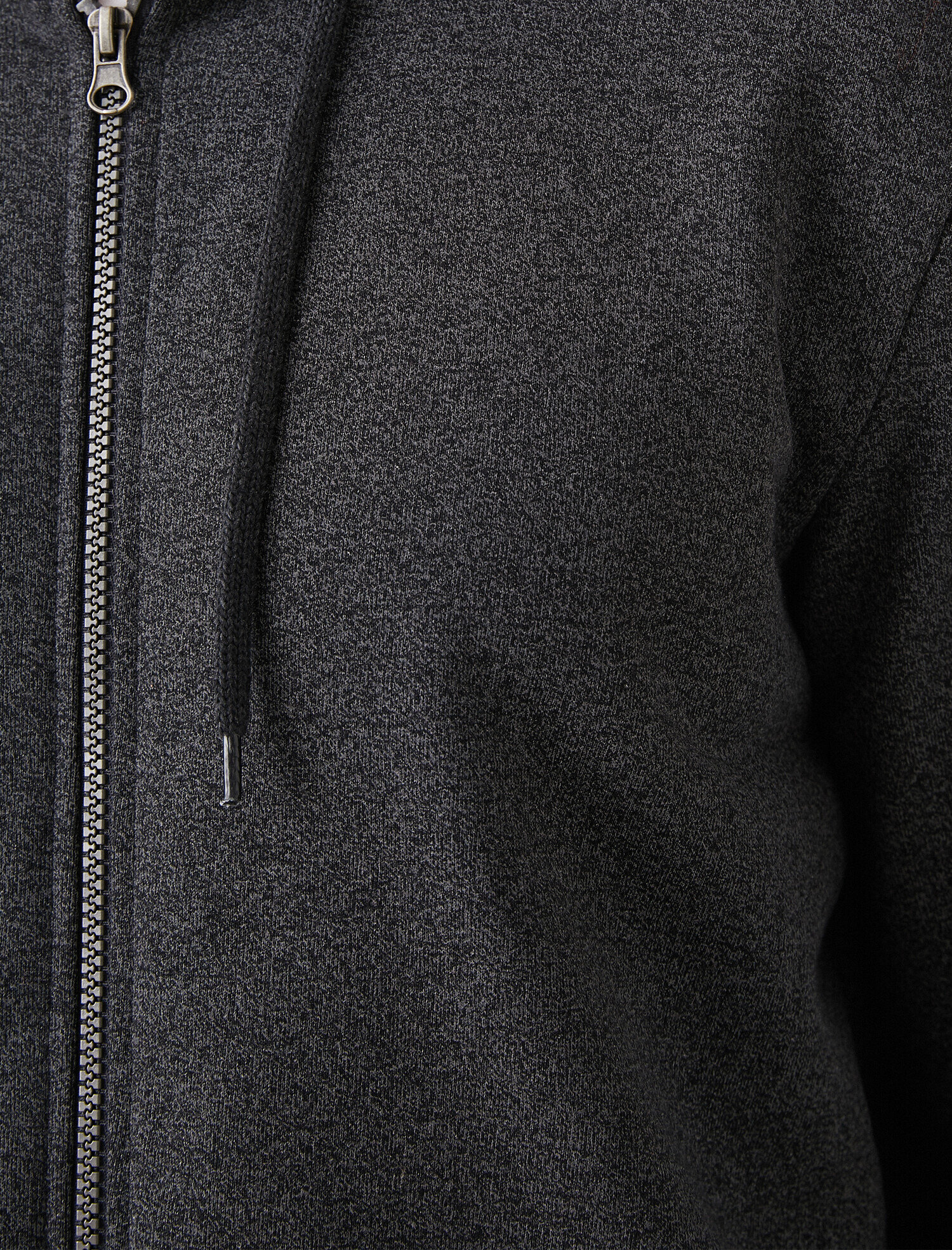   Fermuarlı Cepli Basic Uzun Kollu Sweatshirt