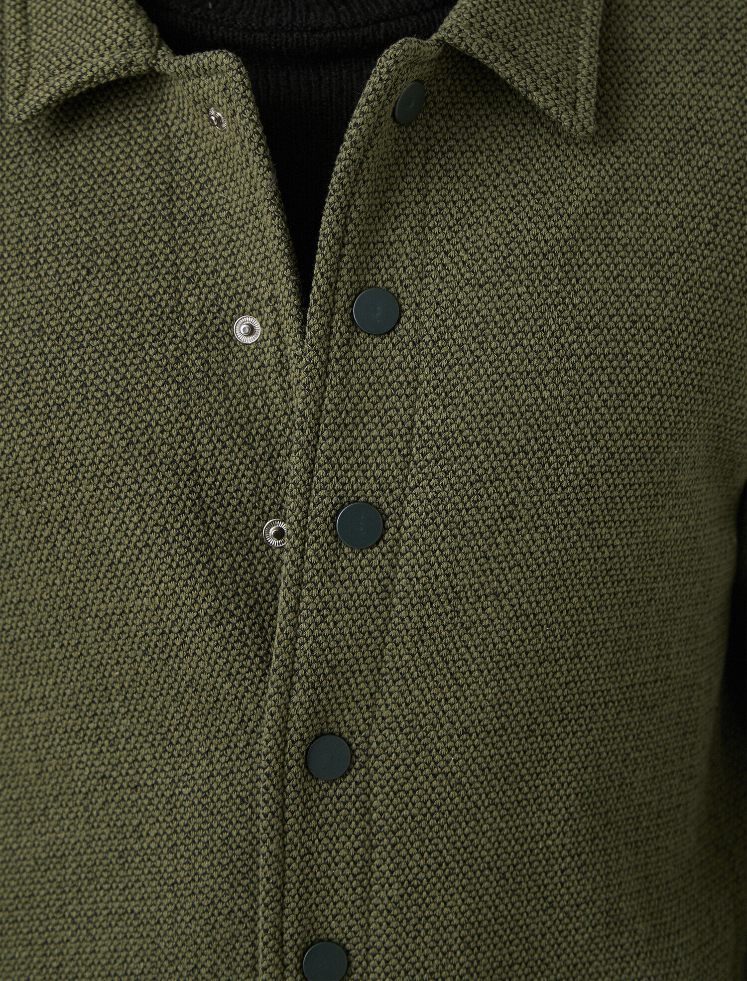   Gömlek Yaka Düğmeli Hırka