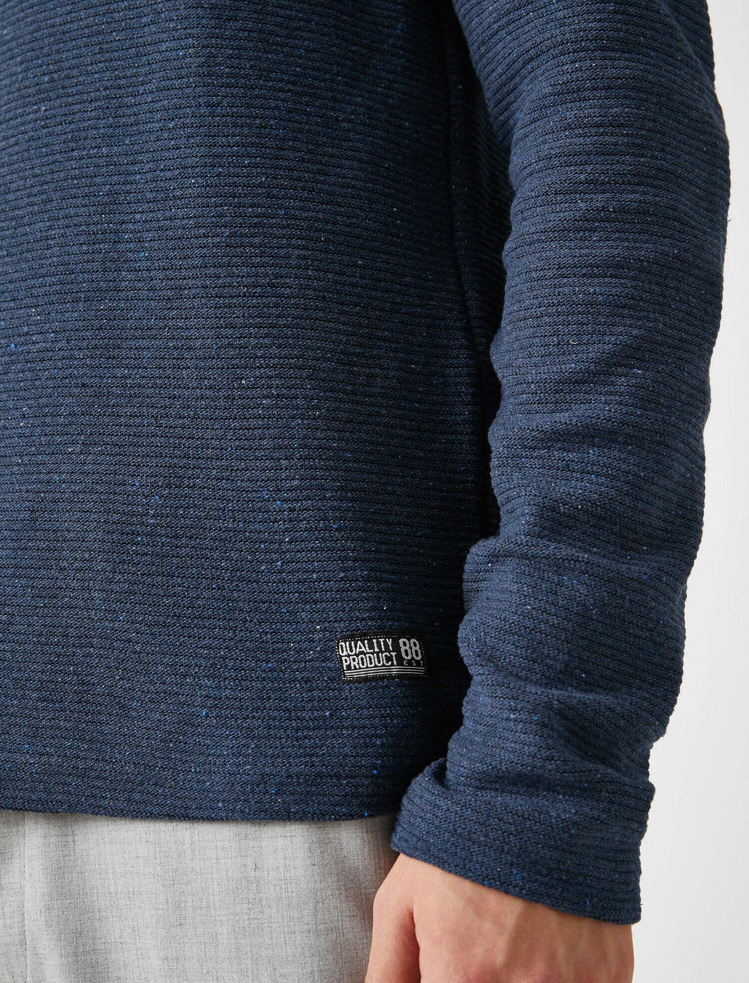   Bisiklet Yaka Kazak Dar Kesim