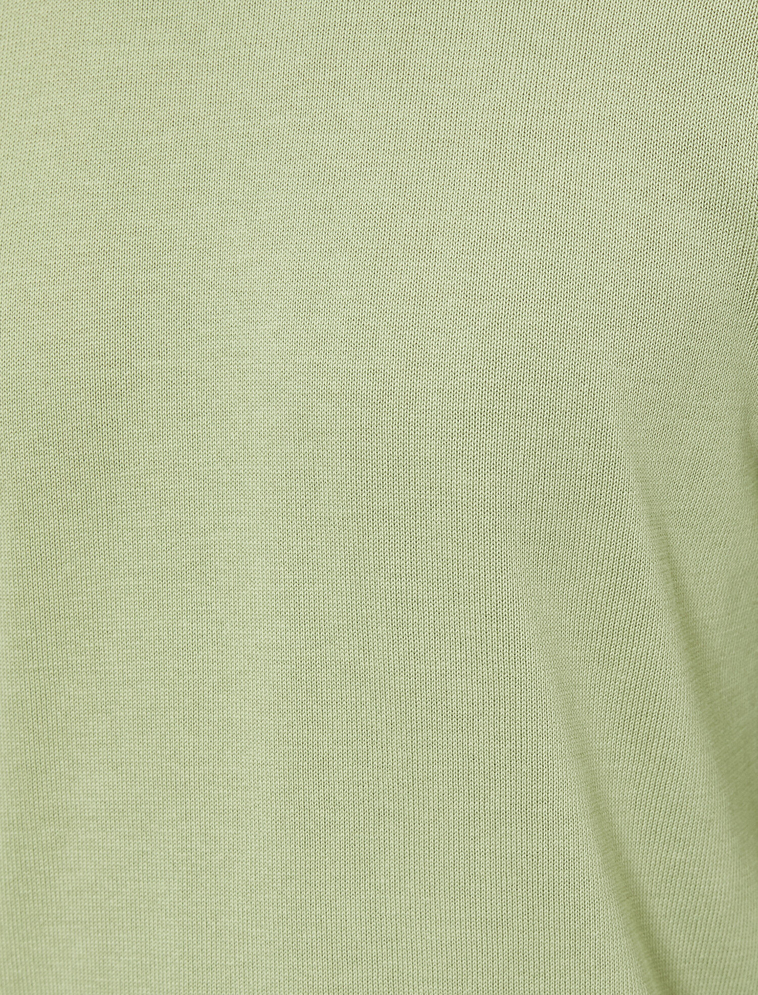   Basic Triko Kazak Bisiklet Yaka Uzun Kollu