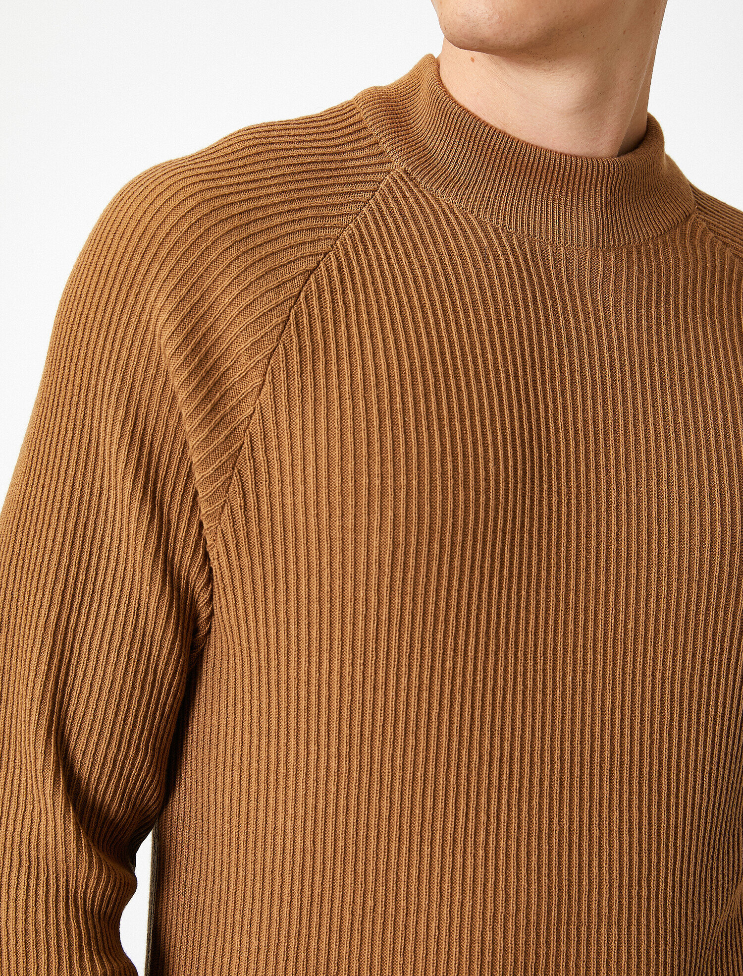   Yarım Balıkçı Yaka Uzun Kollu Triko Kazak