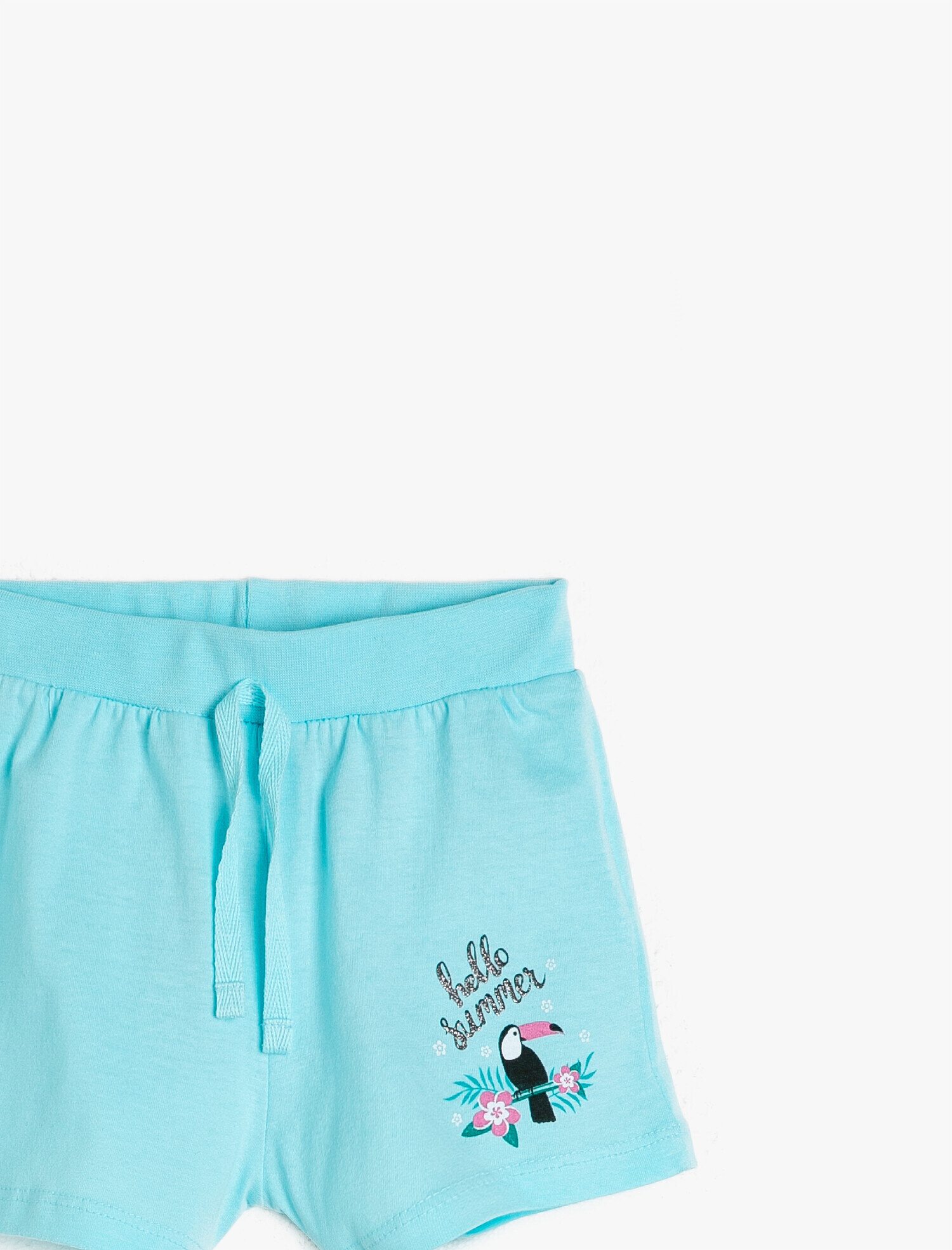  Kız Çocuk Baskılı Şort