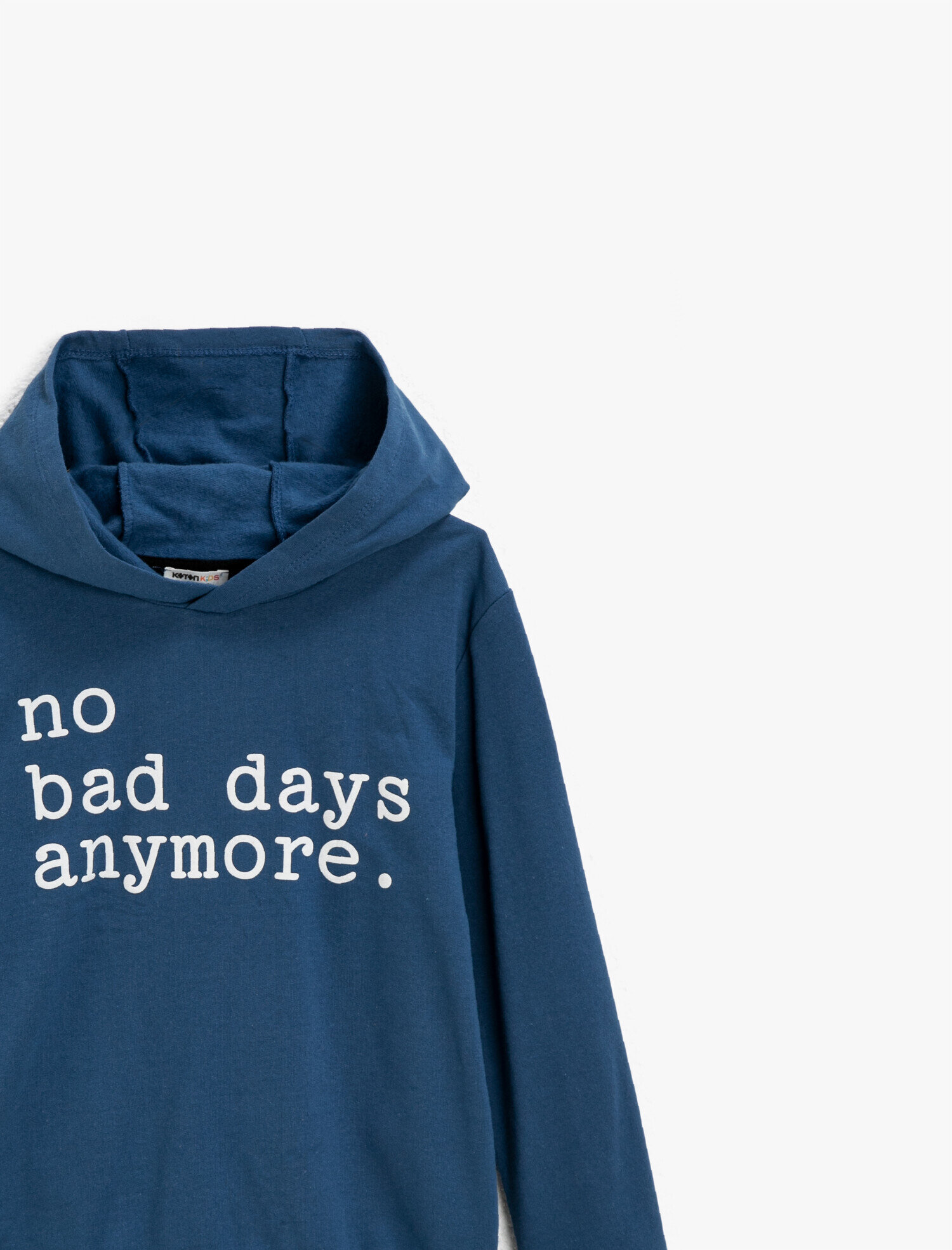  Erkek Çocuk Pamuklu Kapüşonlu Baskılı Sweatshirt