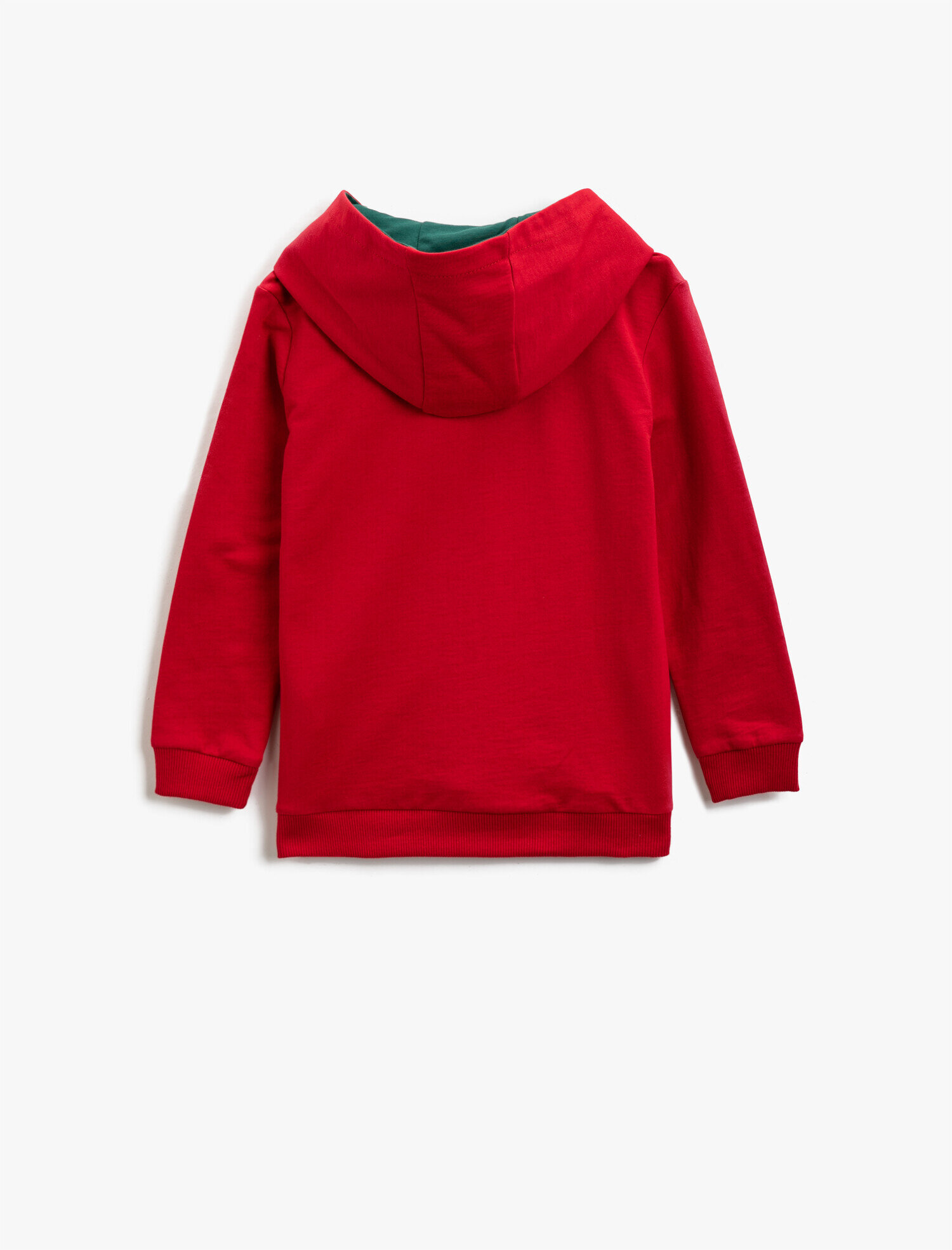  Erkek Çocuk Pamuklu Kapüşonlu Baskılı Sweatshirt