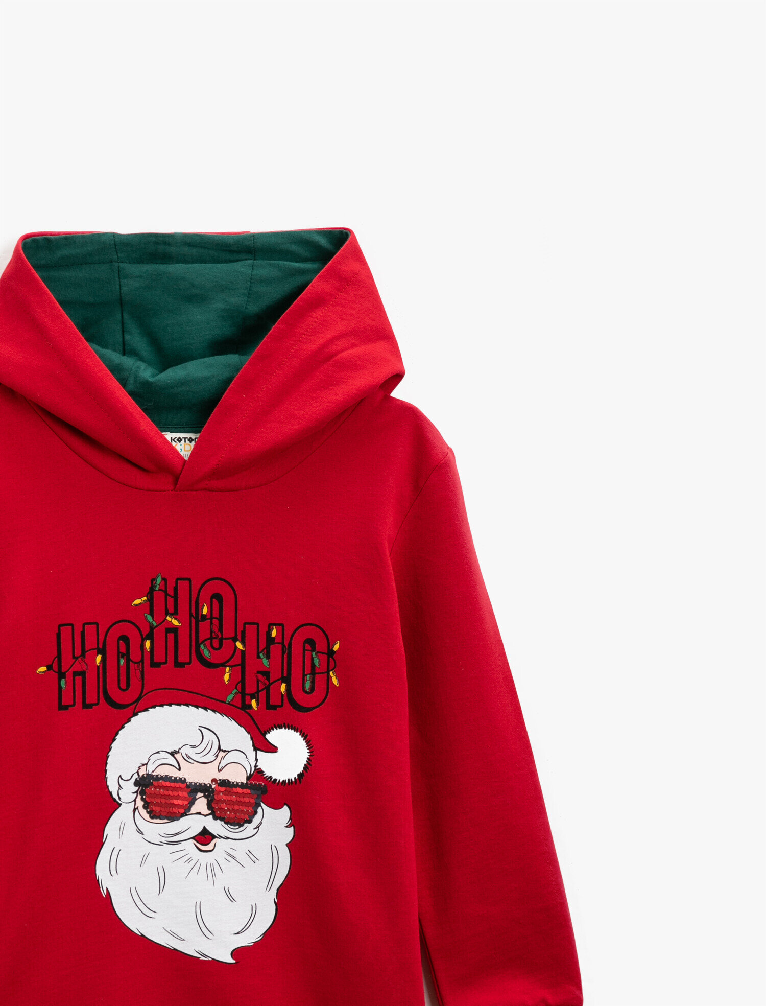  Erkek Çocuk Pamuklu Kapüşonlu Baskılı Sweatshirt