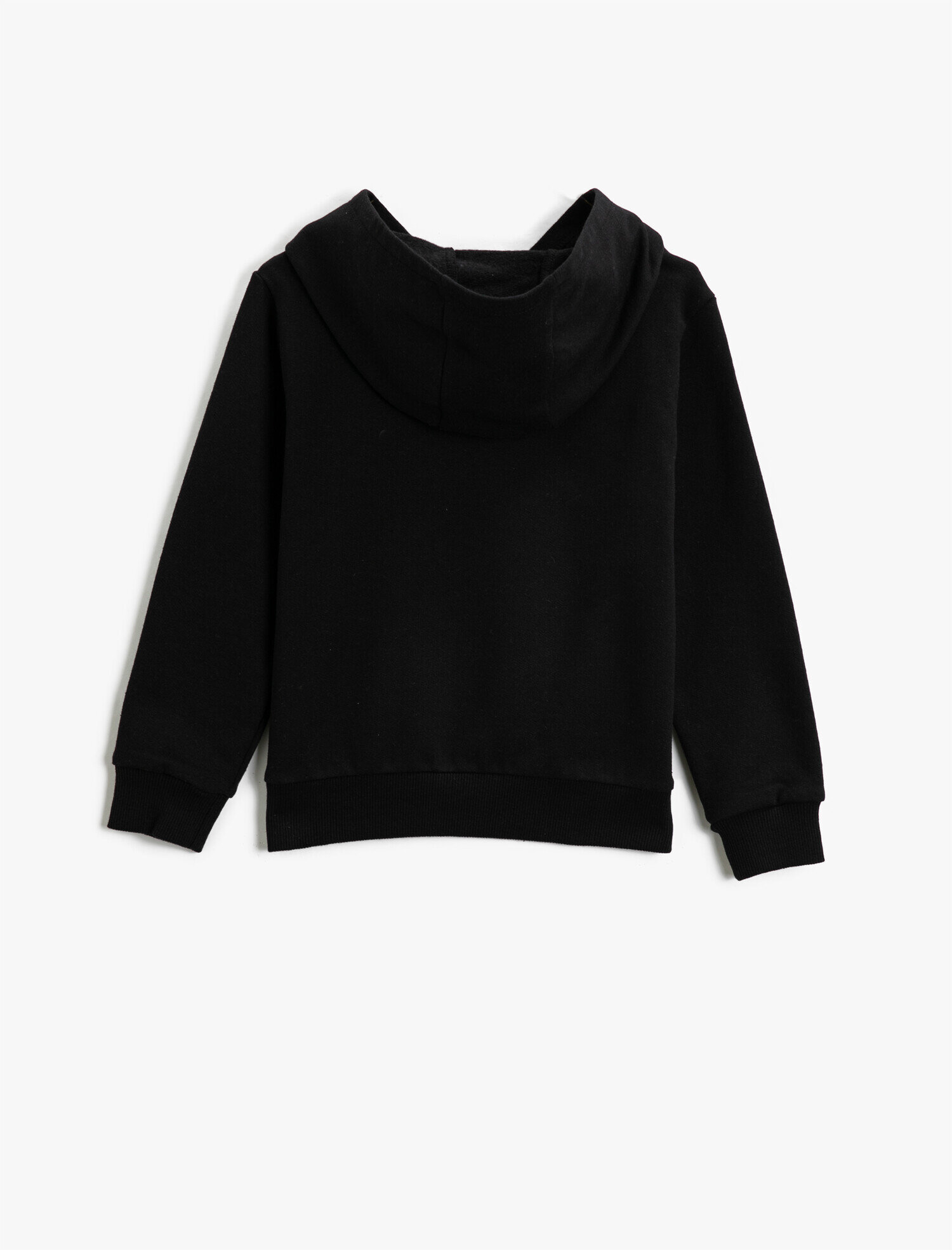 Erkek Çocuk Respect Life | Yaşama Saygı - Baskılı Kapüşonlu Uzun Kollu Sweatshirt