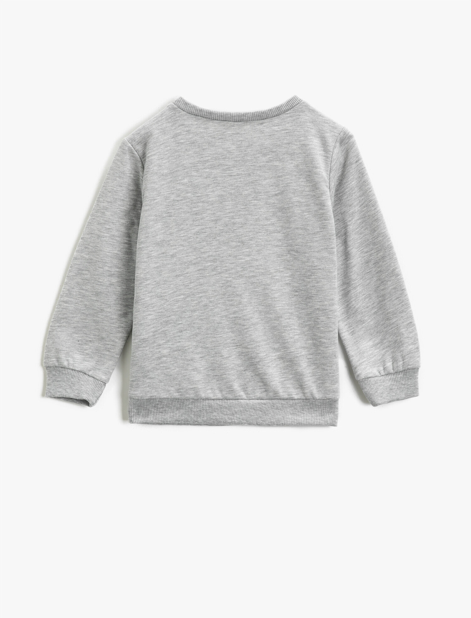  Erkek Çocuk Baskılı Bisiklet Yaka Uzun Kollu Sweatshirt