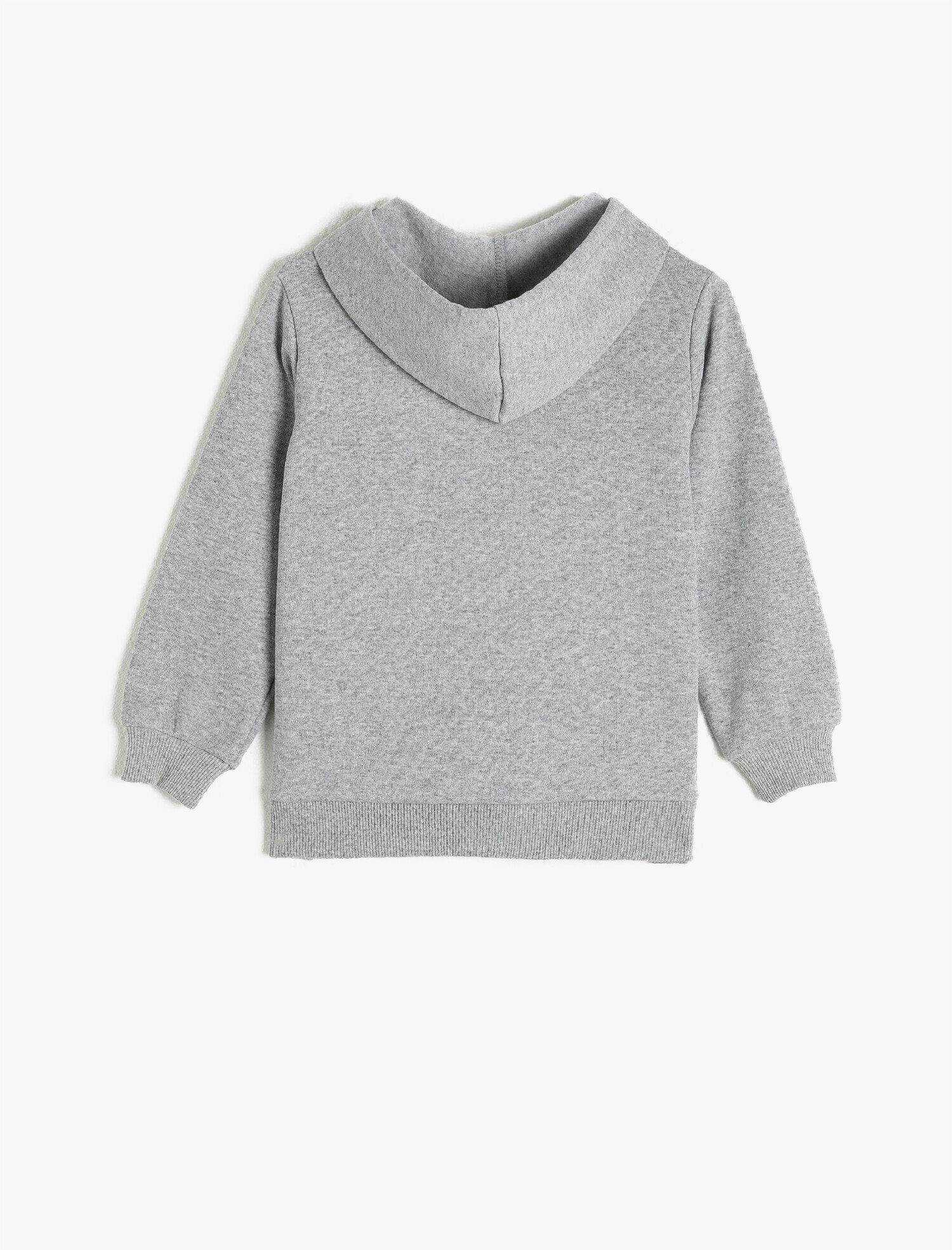  Erkek Çocuk Kapüşonlu Fermuarlı Basic Sweatshirt