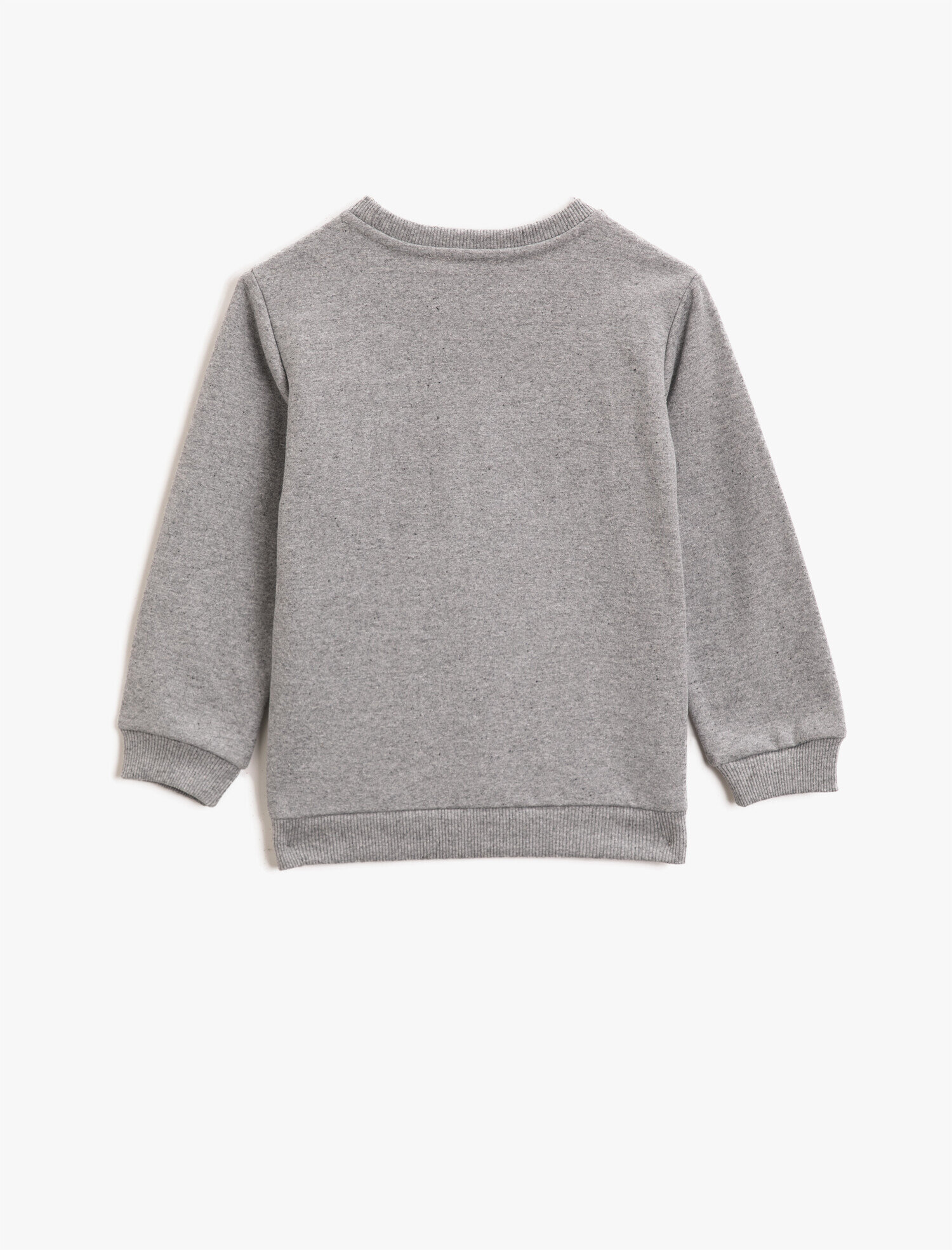  Erkek Çocuk Baskılı Bisiklet Yaka Uzun Kollu Sweatshirt