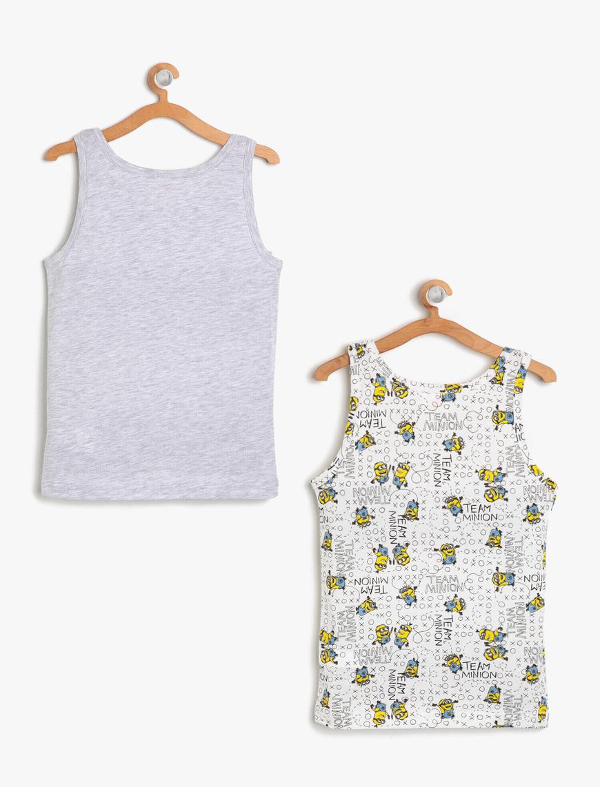  Erkek Çocuk Minions Lisanslı 2’li Atlet
