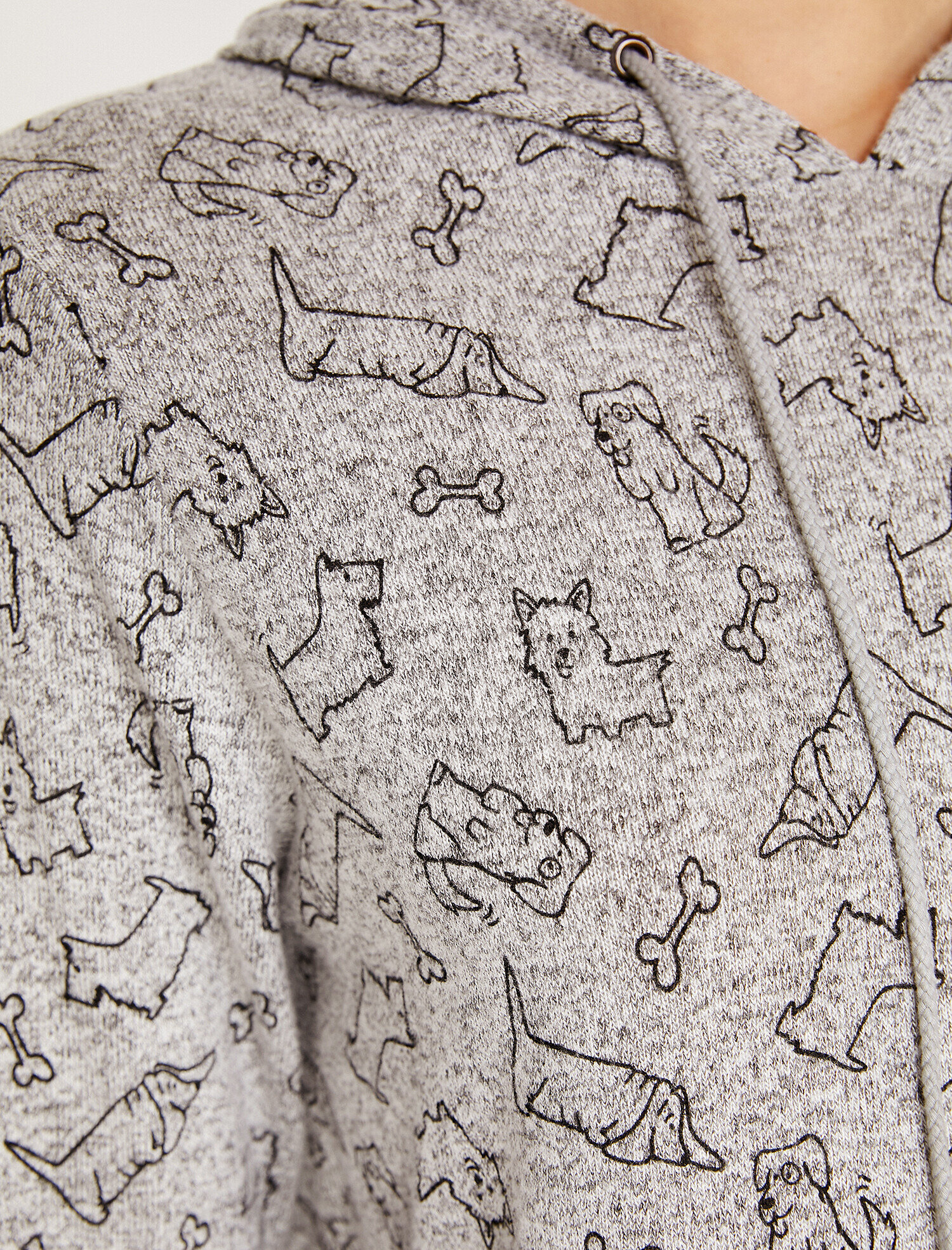   Desenli Pijama Üstü