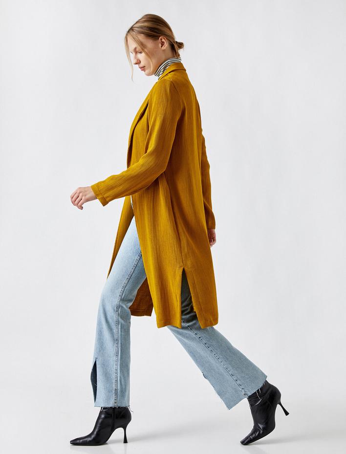  Klasik Yaka Trençkot