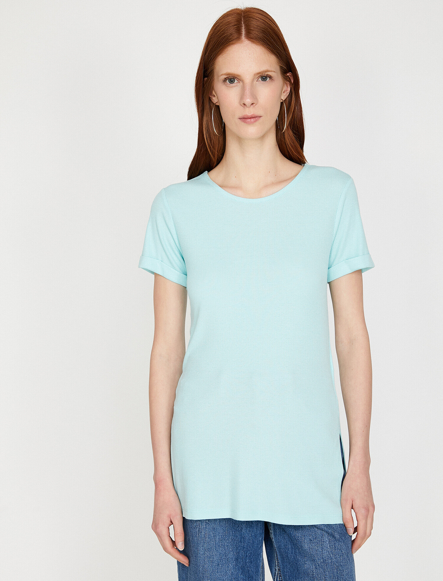   Bisiklet Yaka Tişört