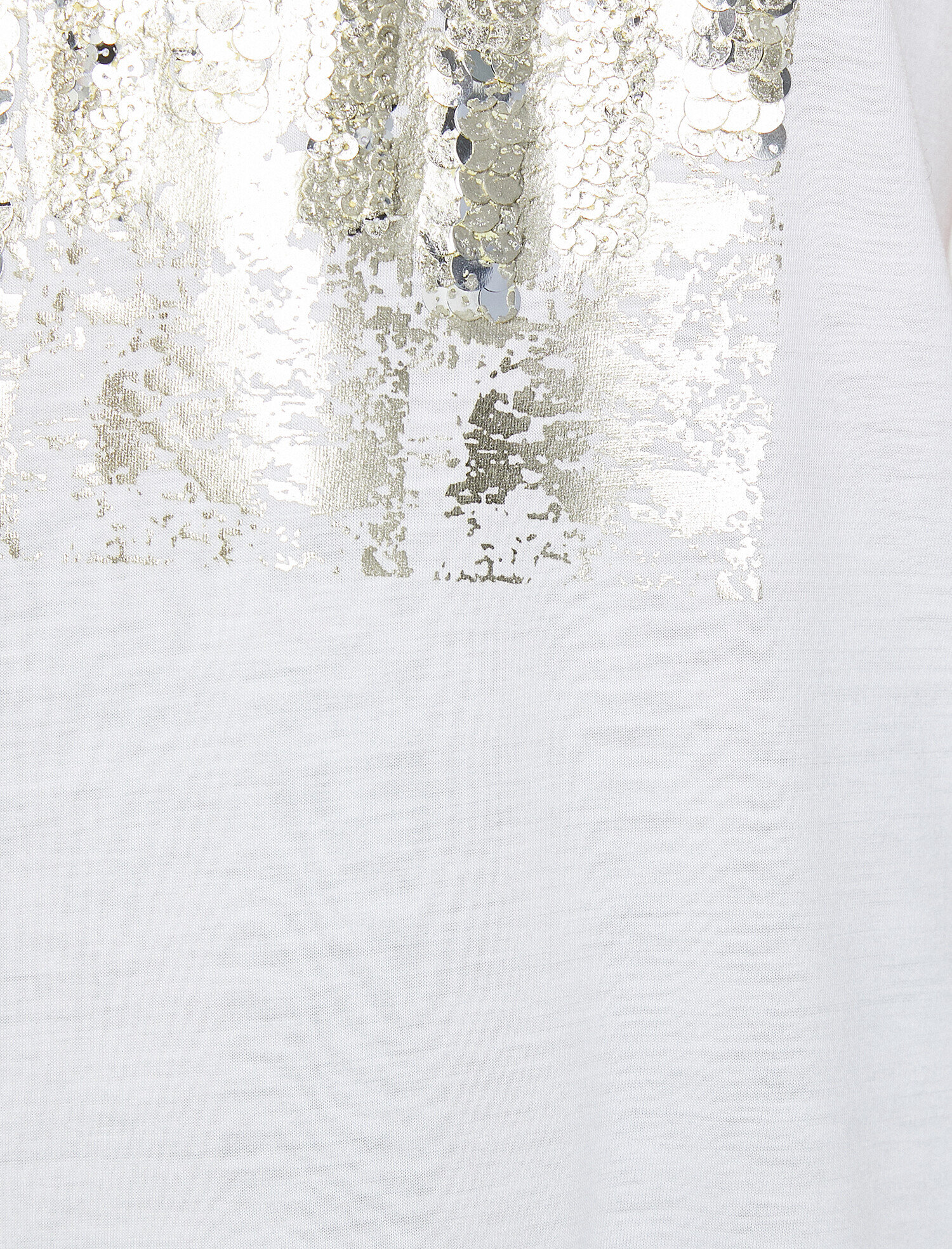   Varak Baskılı Bisiklet Yaka Standart Kalıp Tişört