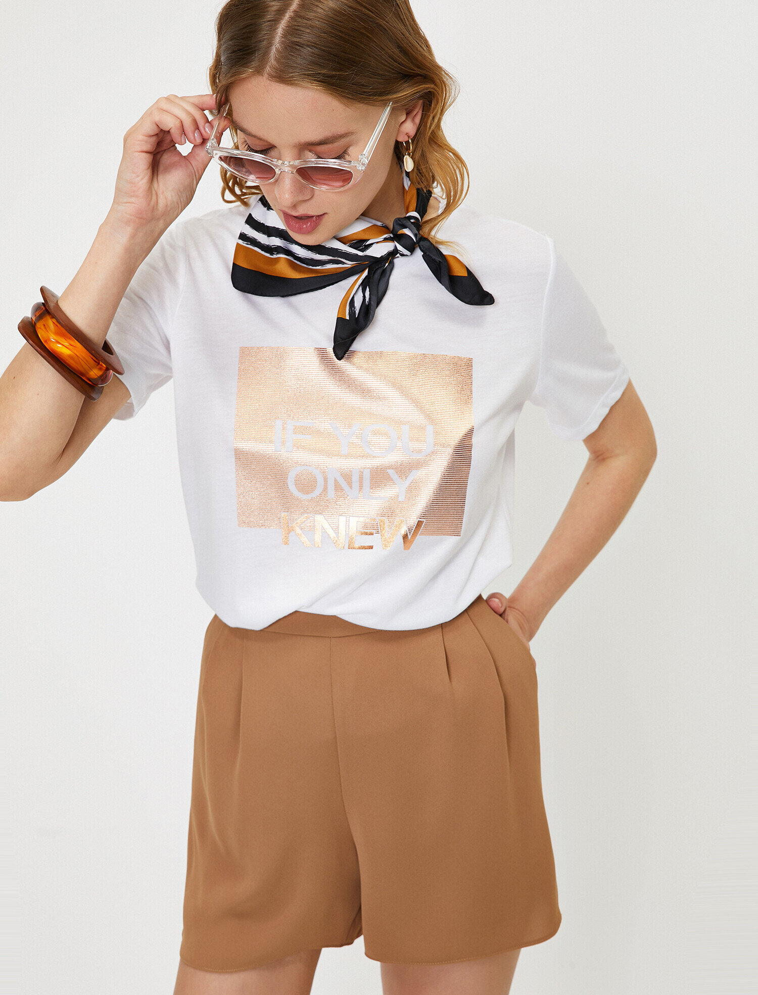   Yazılı Baskılı Tişört