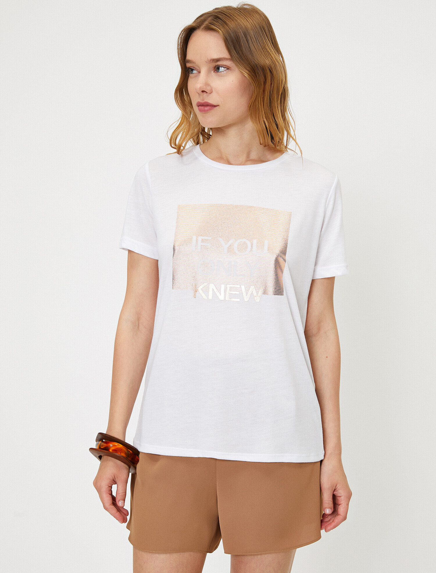   Yazılı Baskılı Tişört