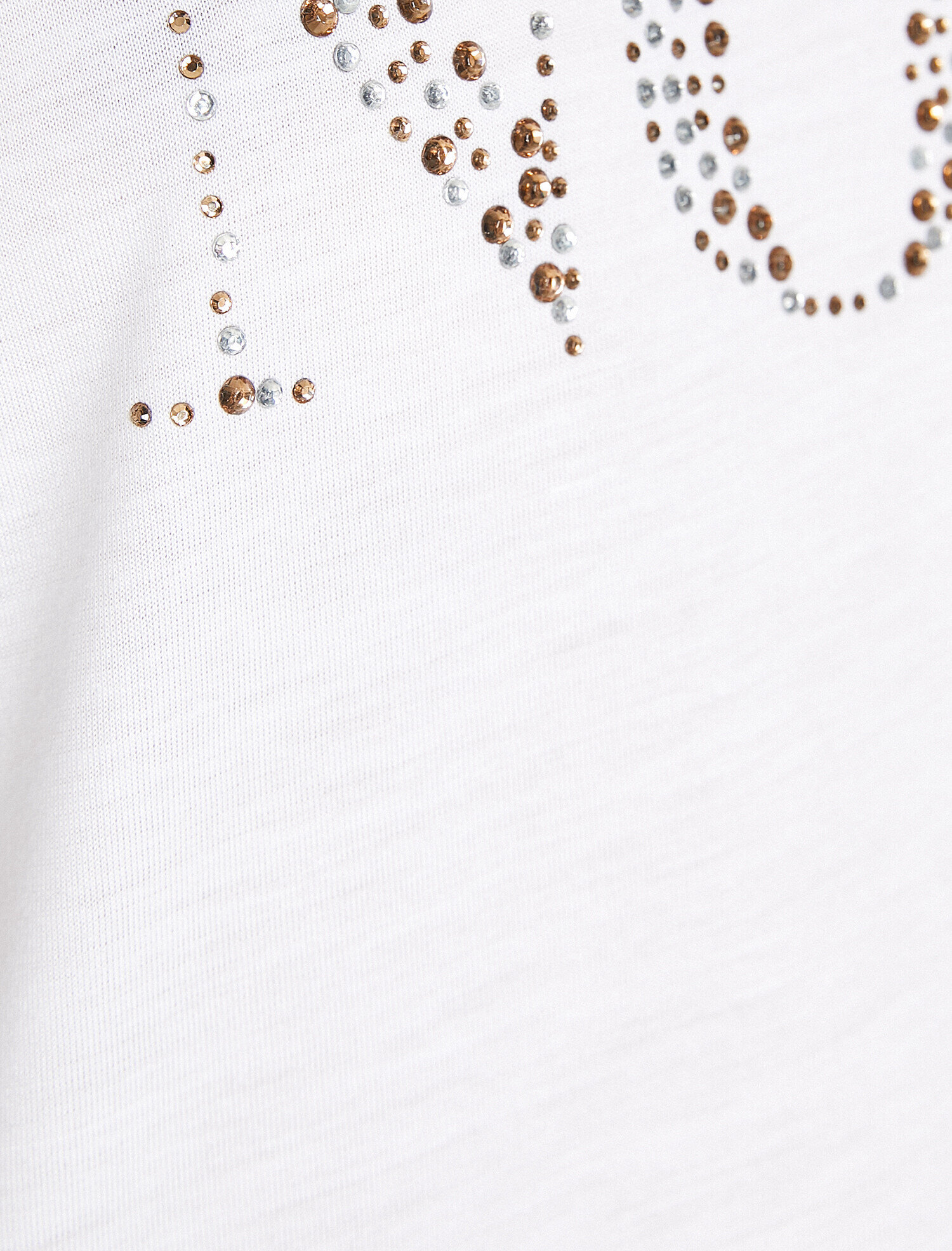 Taş Detaylı Geniş Kalıp Tişört