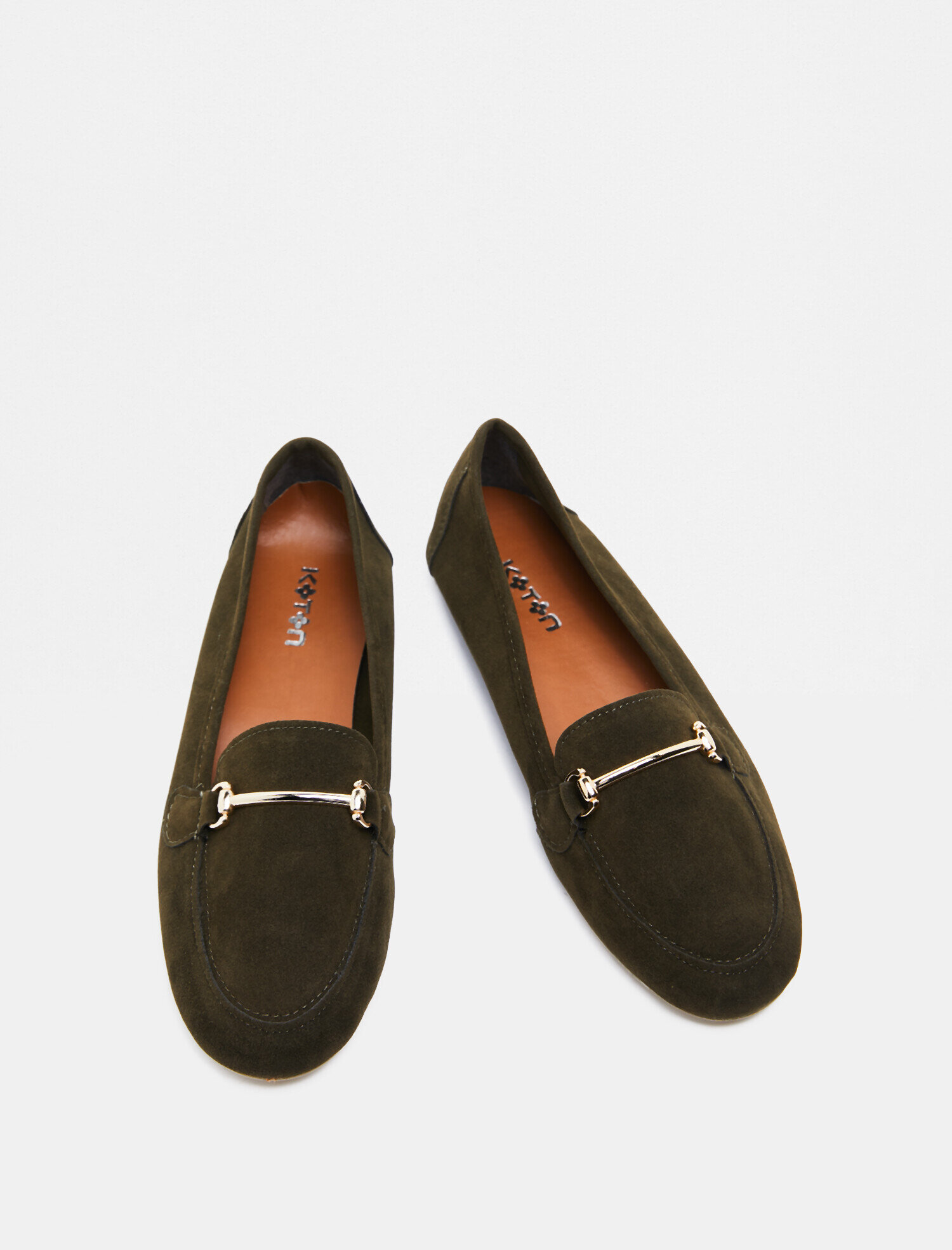  Kadın Loafer Ayakkabı Metal Aksesuarlı