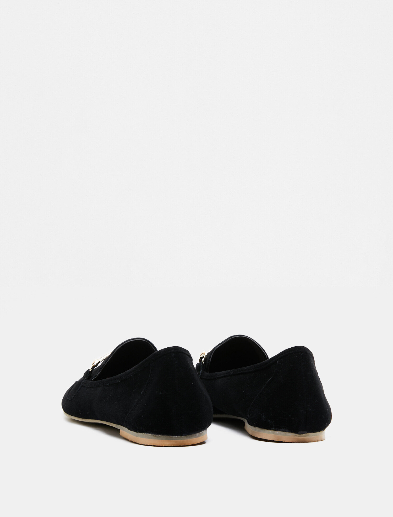  Kadın Loafer Ayakkabı Metal Aksesuarlı