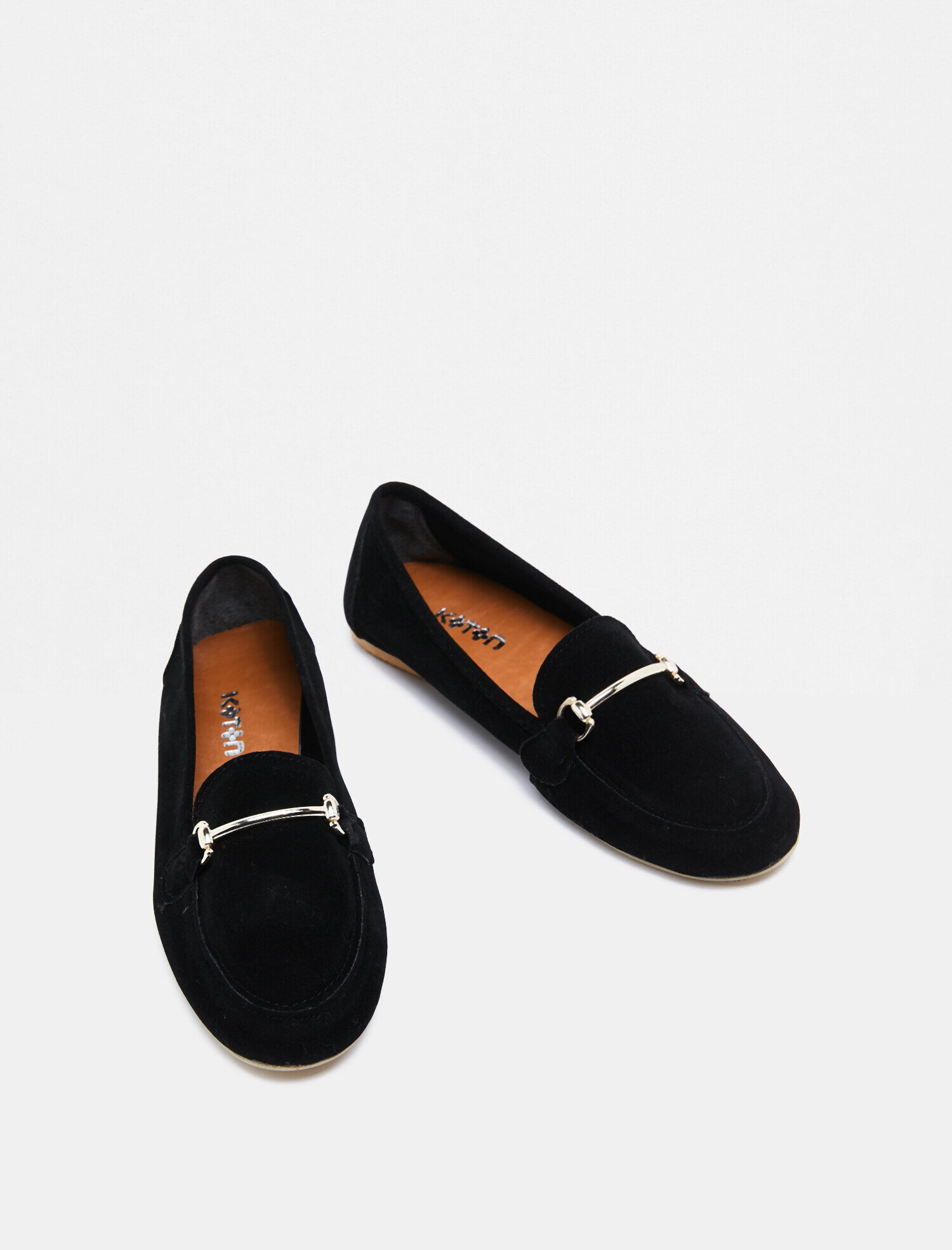  Kadın Loafer Ayakkabı Metal Aksesuarlı