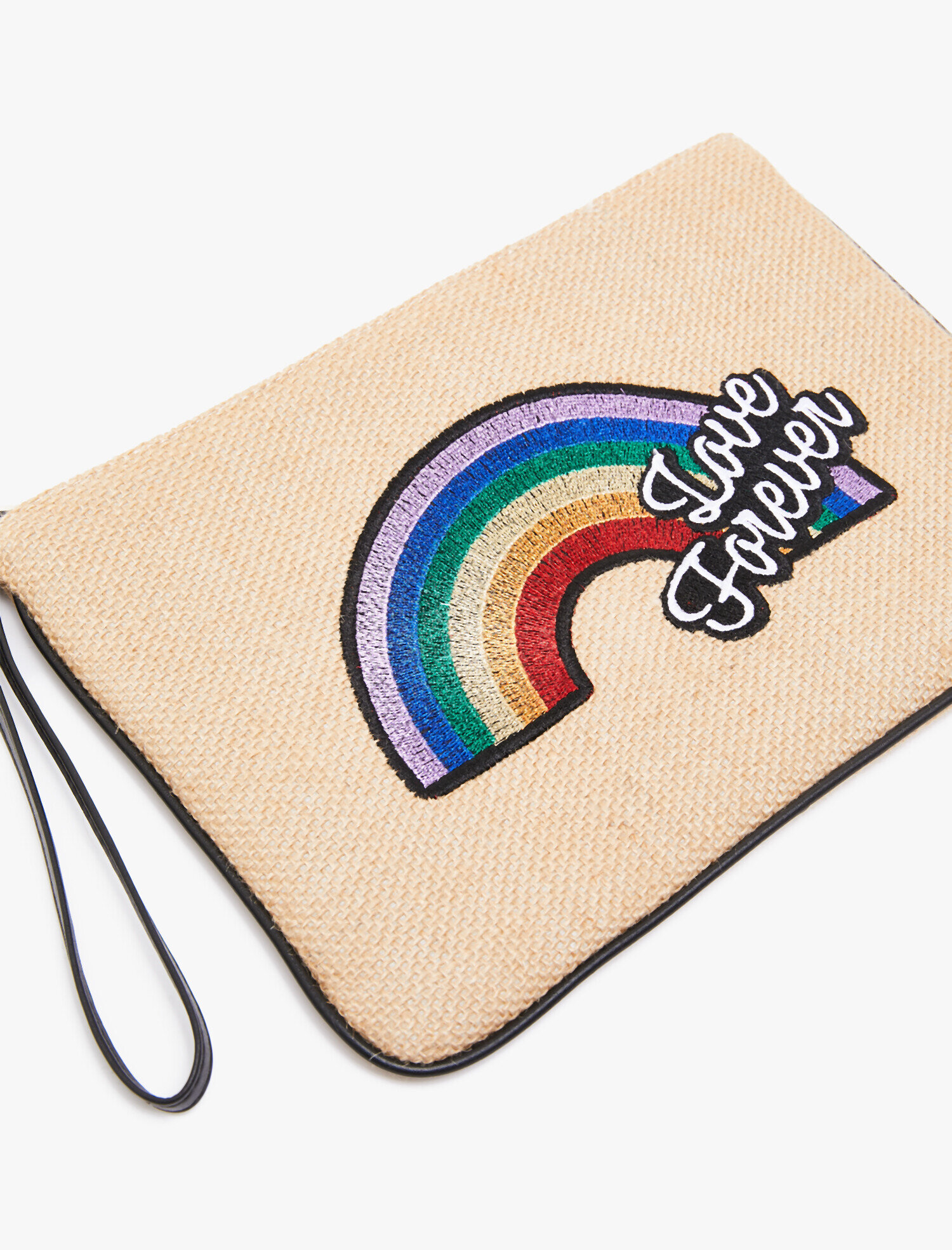  Kadın İşlemeli Deri Görünümlü El Çantası