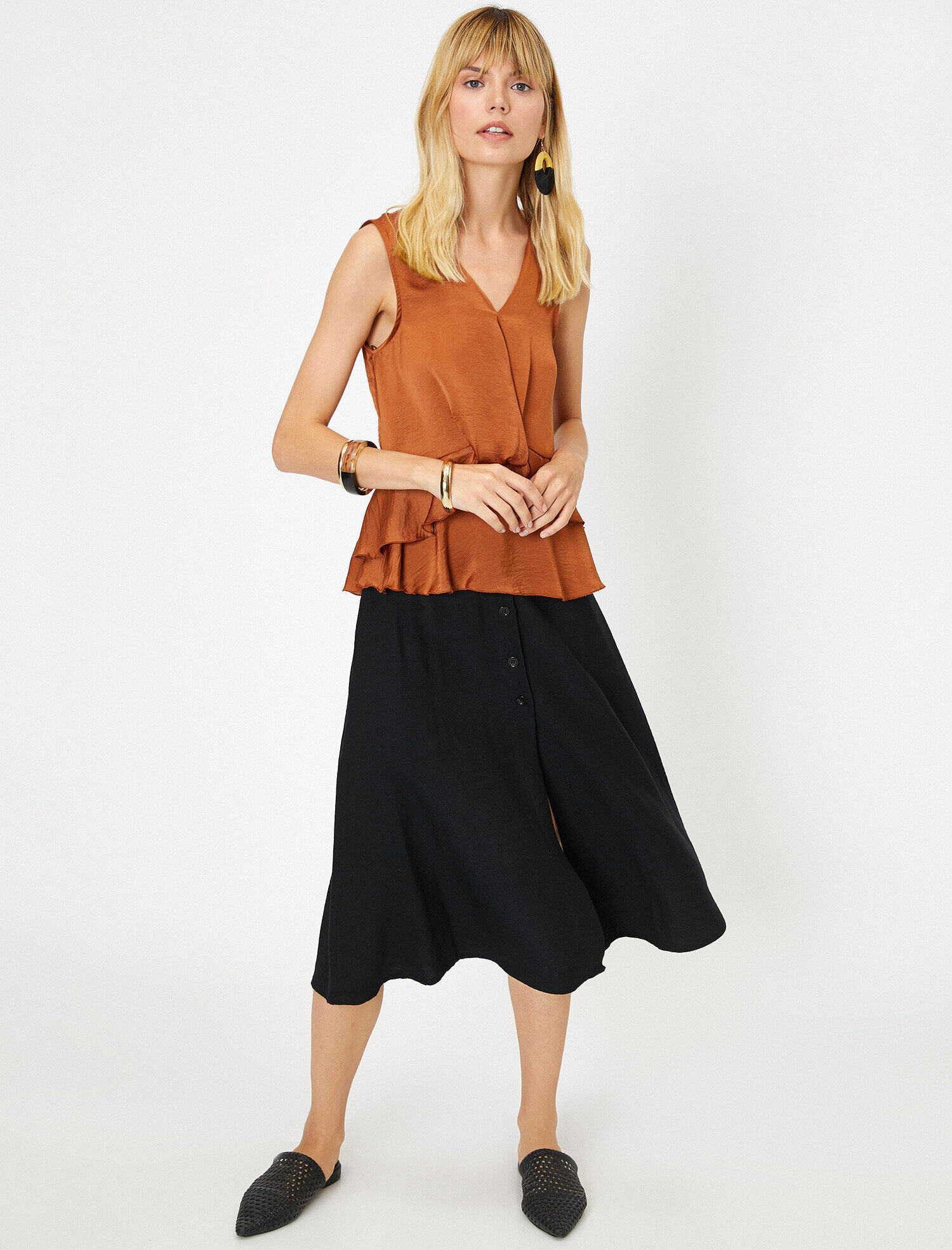   Fırfır Detaylı Atlet