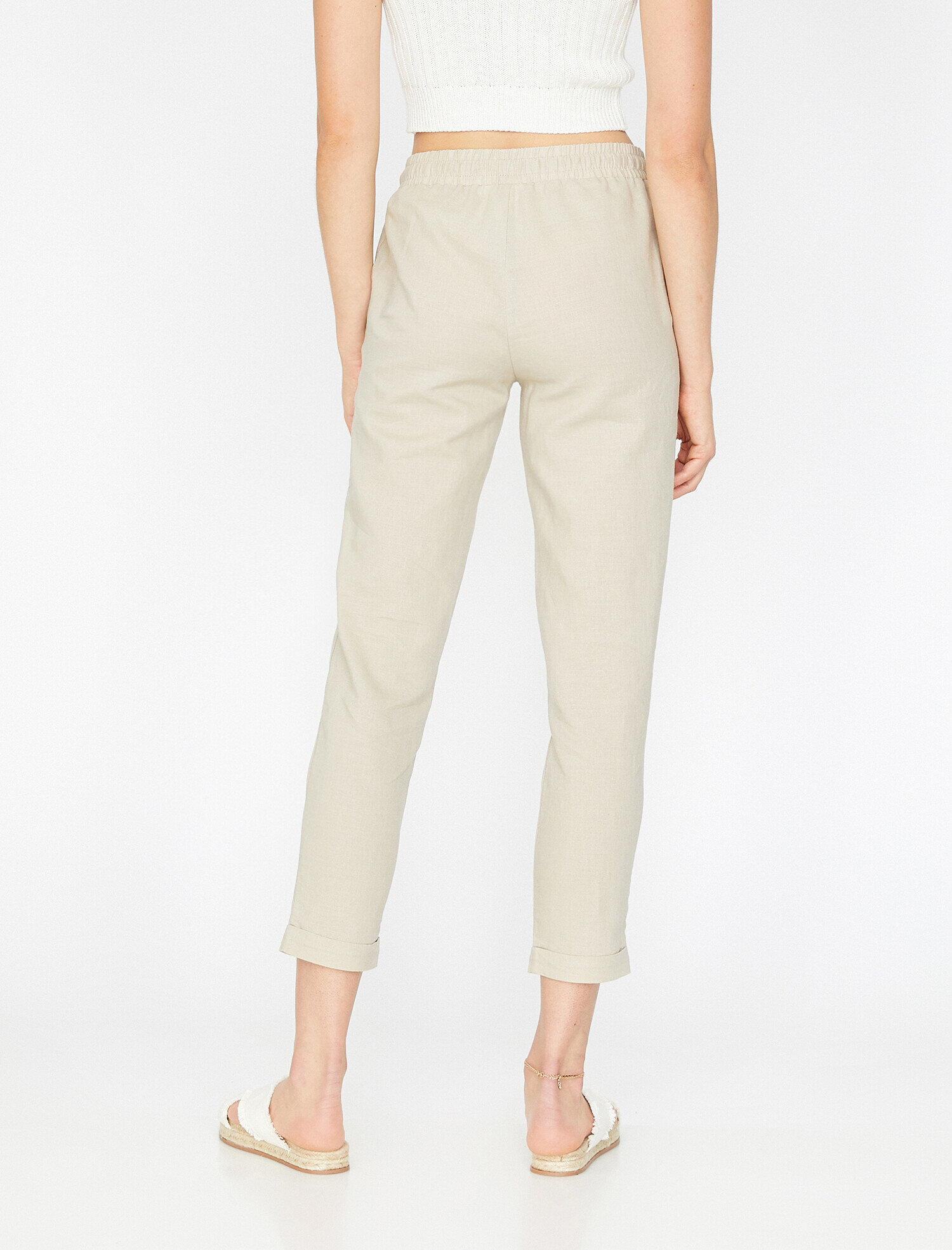   Beli Bağlamalı Pantolon