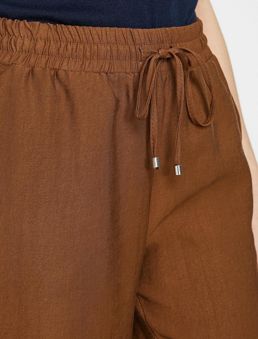   Beli Bağlamalı Pantolon