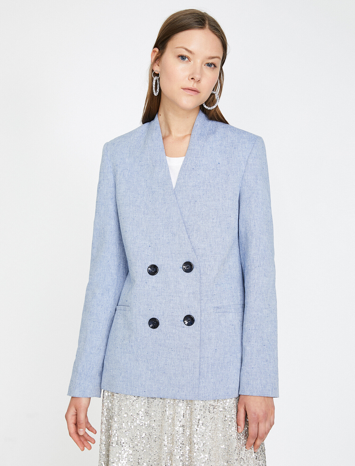 Düğme Detaylı Ceket